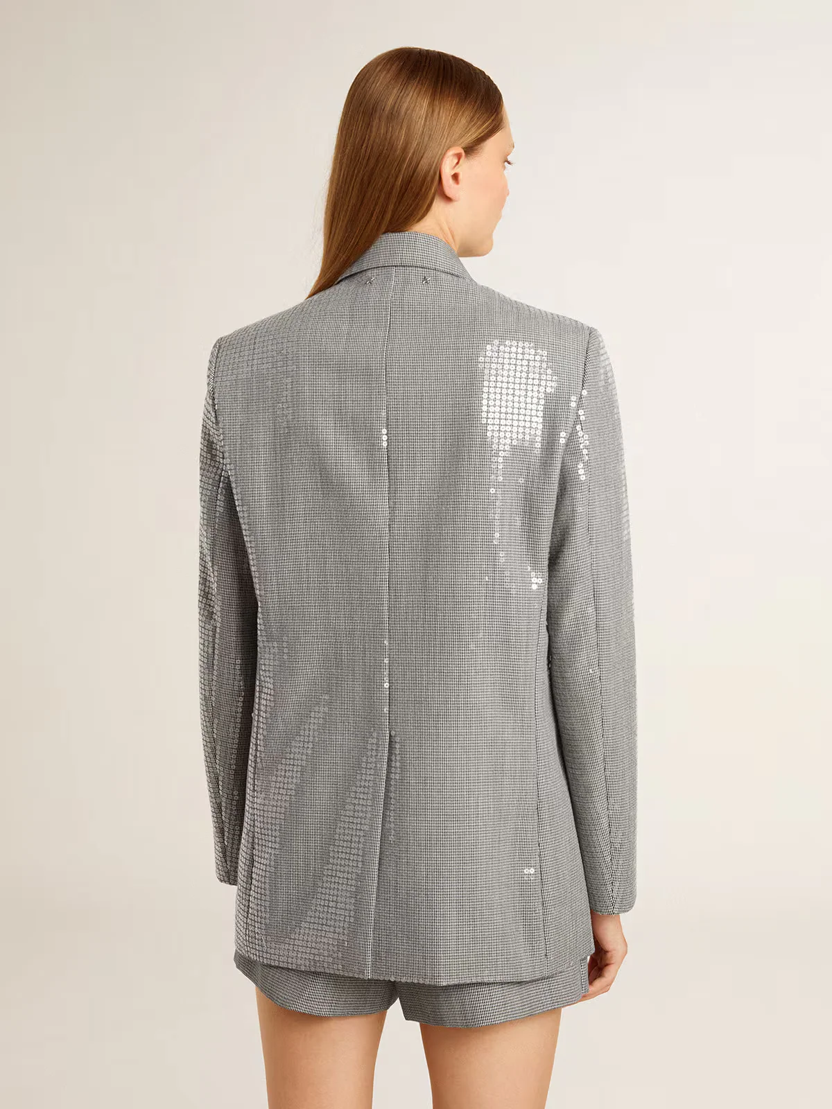 Blazer Journey Boyfriend Db  Vw Micro Pied De Poule Mujer - Image 3