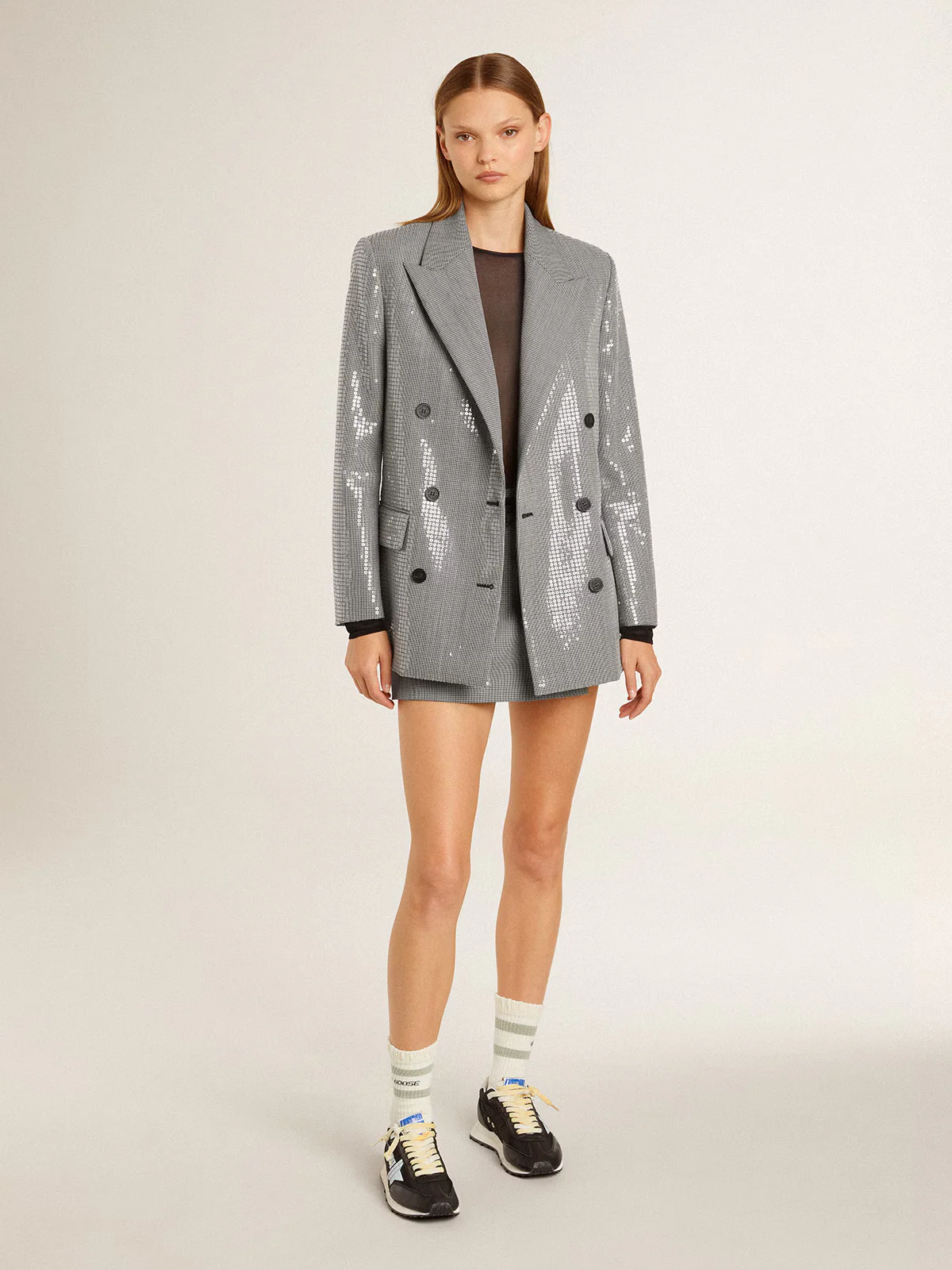 Blazer Journey Boyfriend Db  Vw Micro Pied De Poule Mujer - Image 5