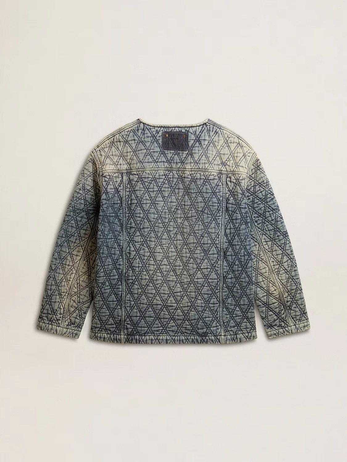 Chaqueta Golden Goose Journey Padded Medium Denim Wash Mujer - Image 3