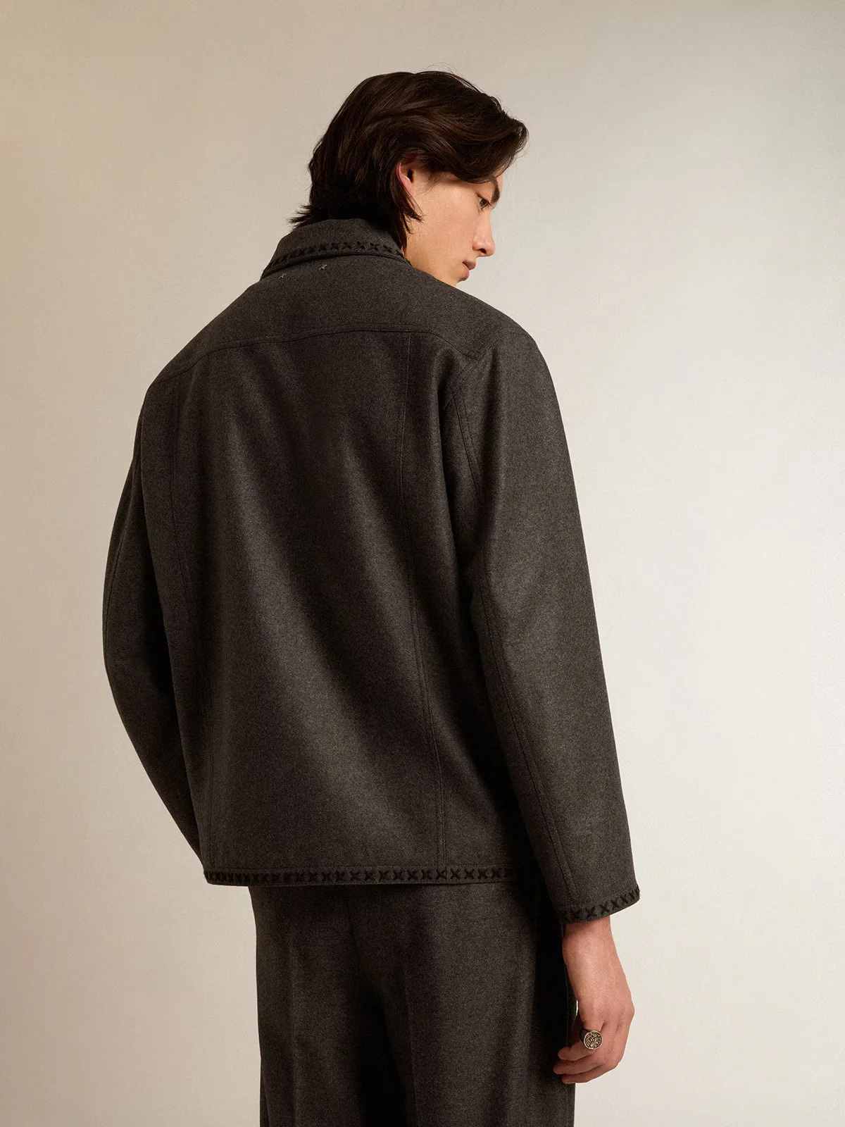 Chaqueta Golde Goose Virgin Wool Hombre - Image 5