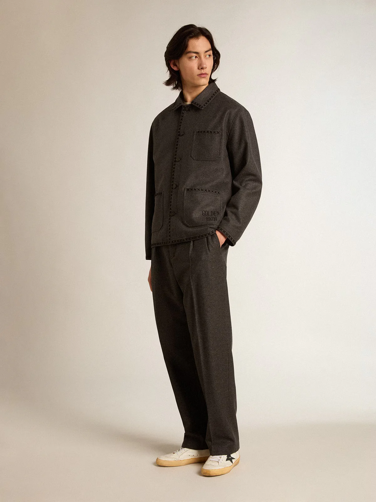 Chaqueta Golde Goose Virgin Wool Hombre - Image 6