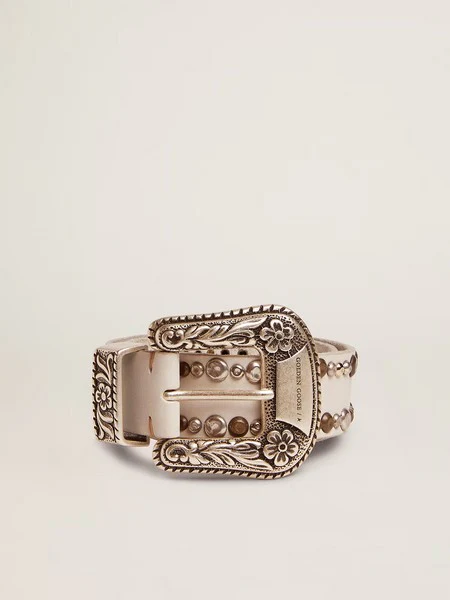 Cinturón Lace Washed Leather Studs - Image 3