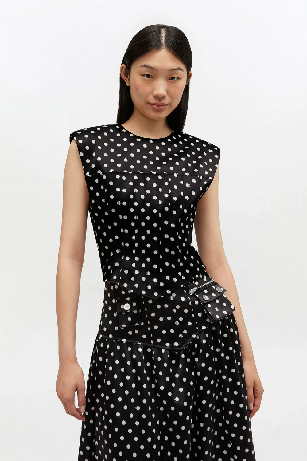 Corset Polka- Dog Satin - Image 4
