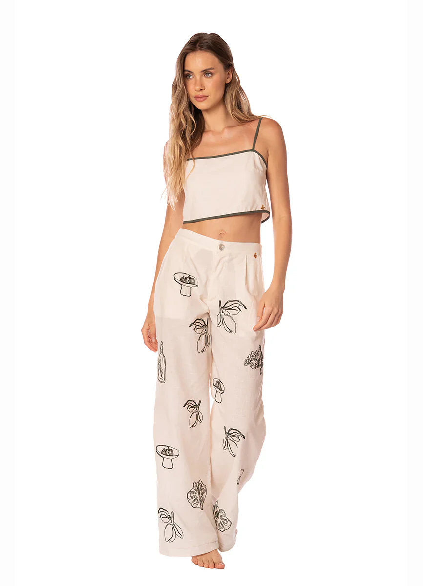 Crop Top Zaria Solid Sage Dunes - Image 2