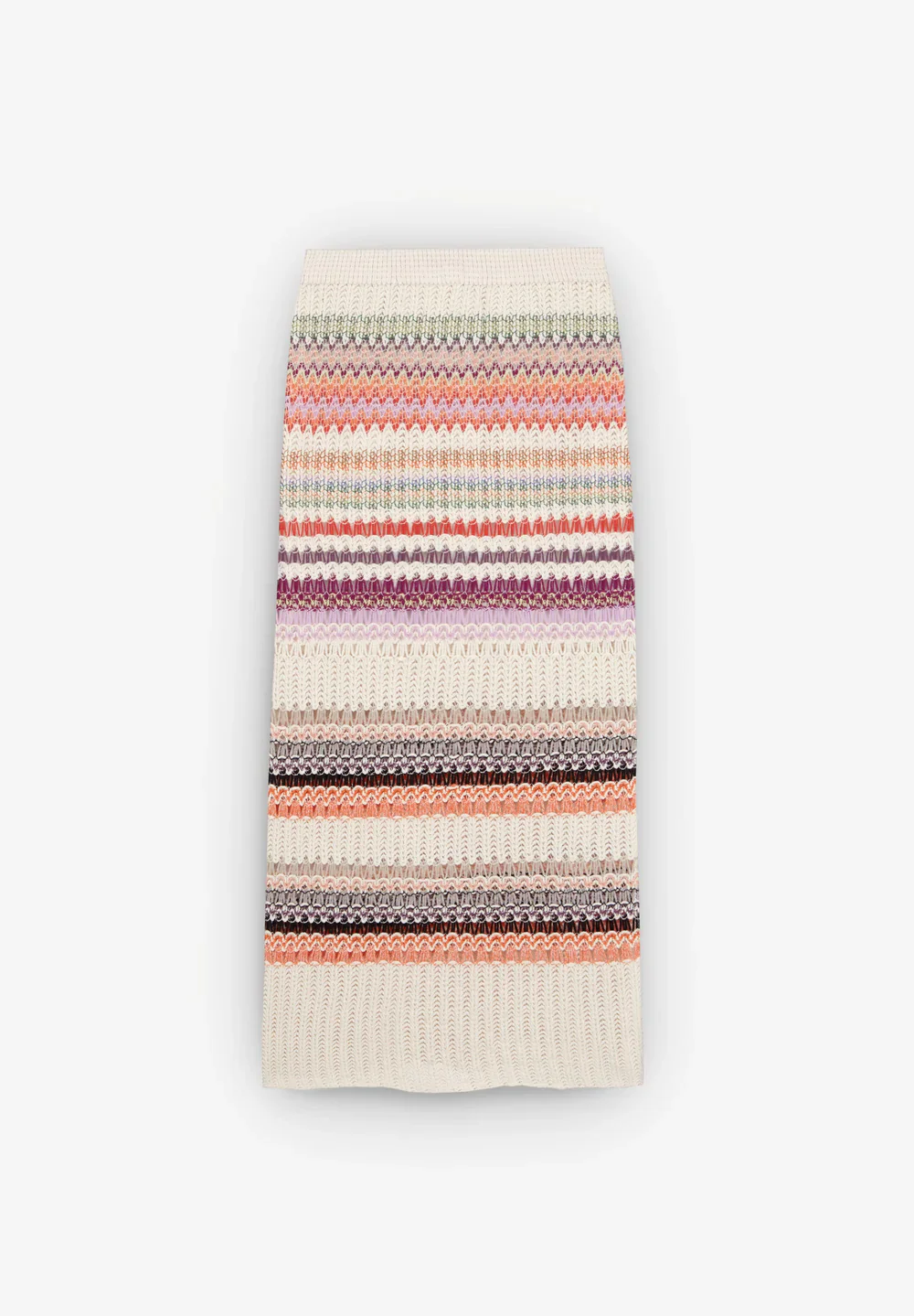 Maxi Falda Crochet Multistripes - Image 5
