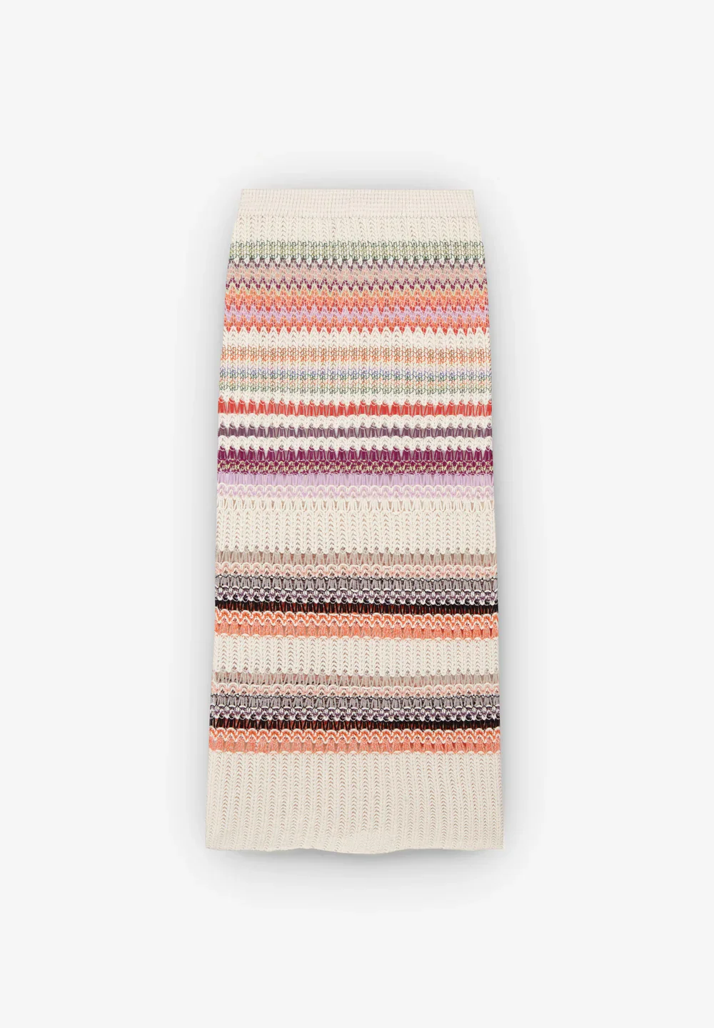 Maxi Falda Crochet Multistripes - Image 6