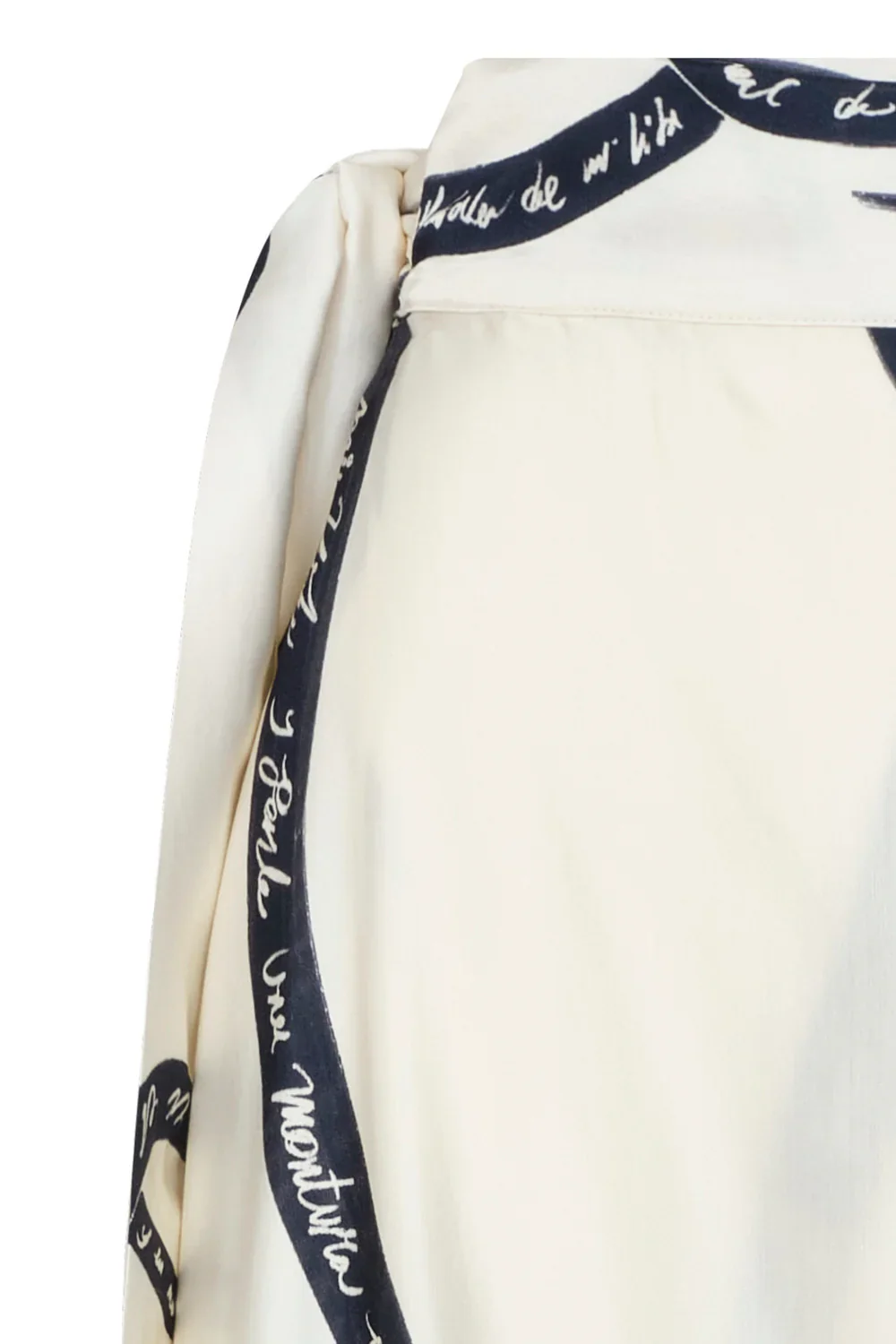 Midi Falda Gala Ivory Navy - Image 2