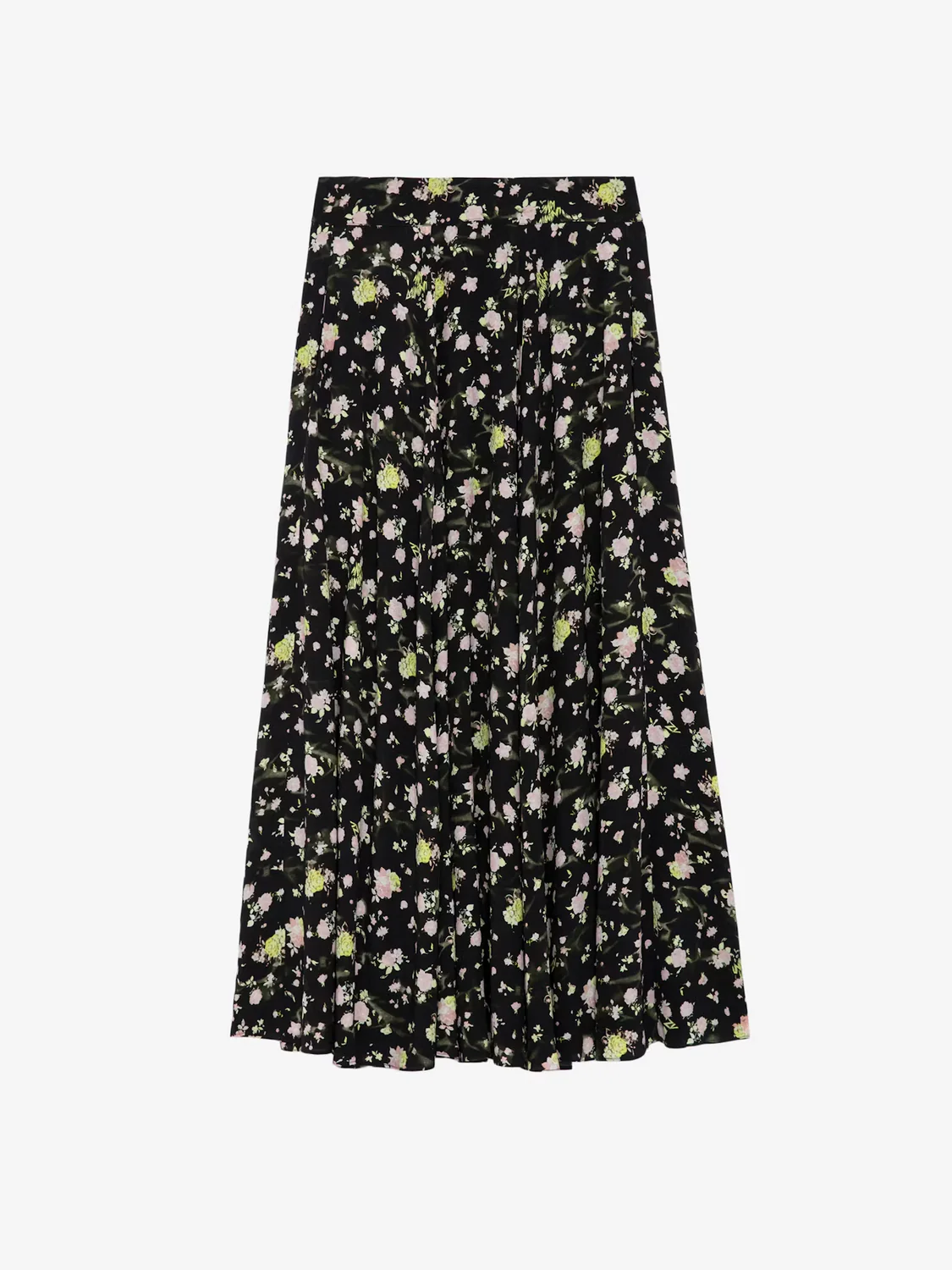 Midi Falda Crinkle Roses - Image 5