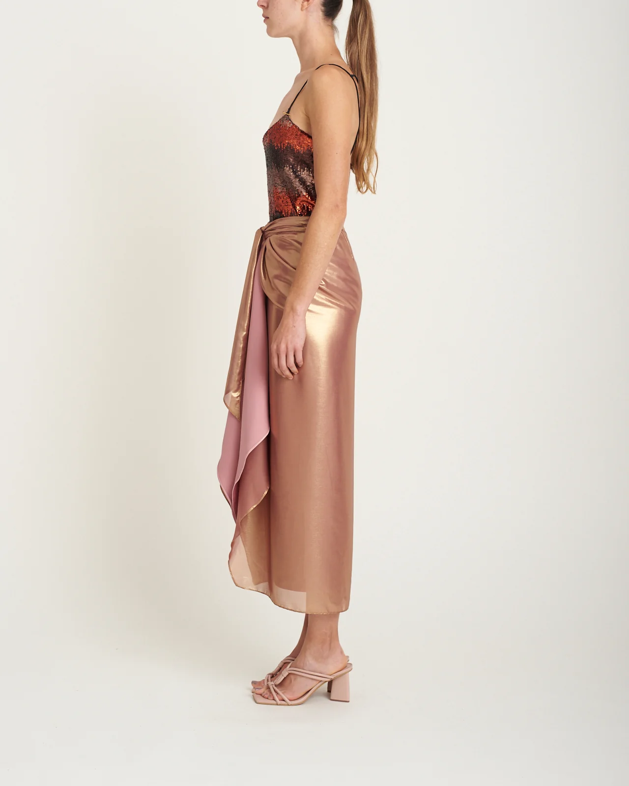 Midi Falda Malva Around - Image 2