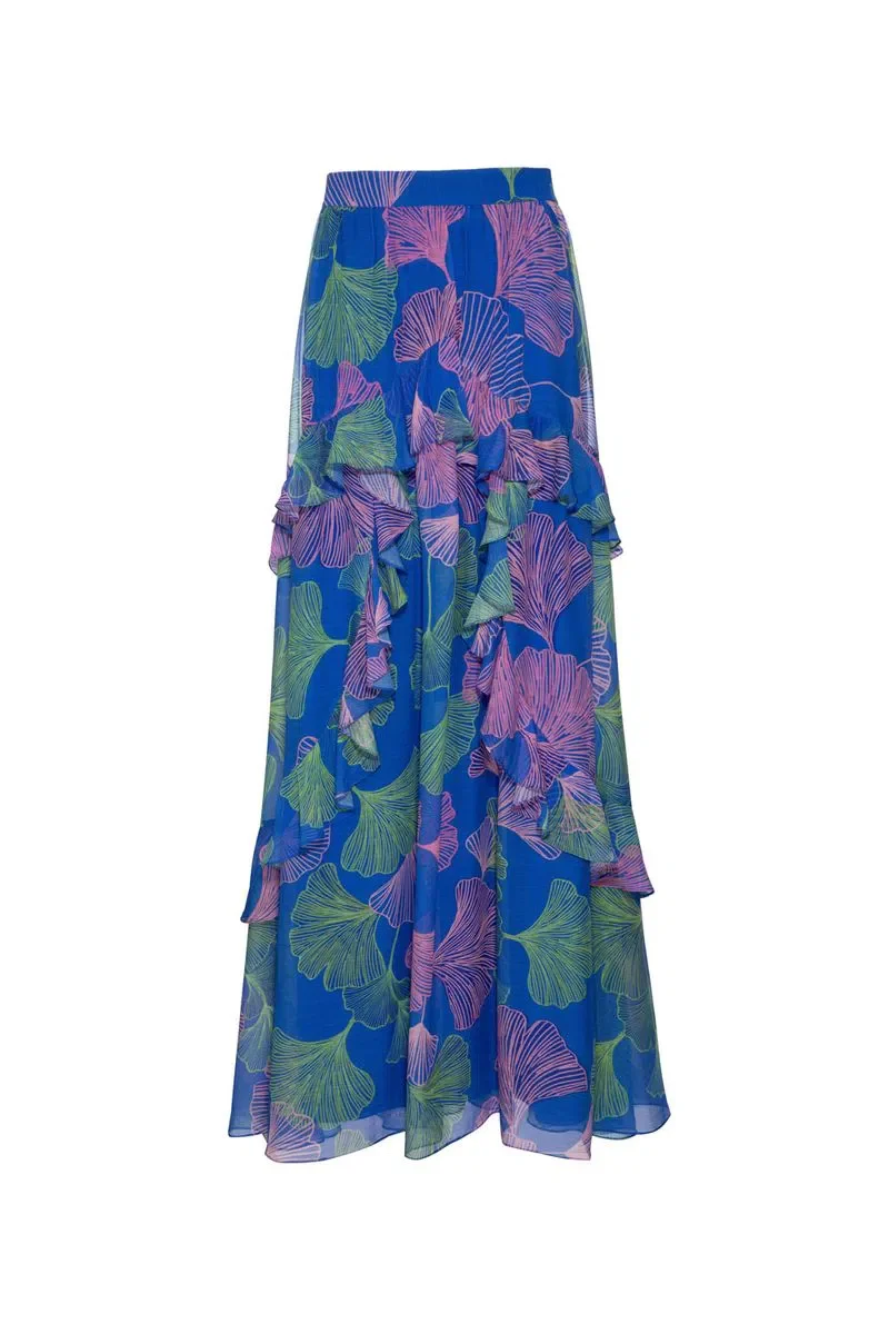 Maxi Falda Memory Leaves - Image 3