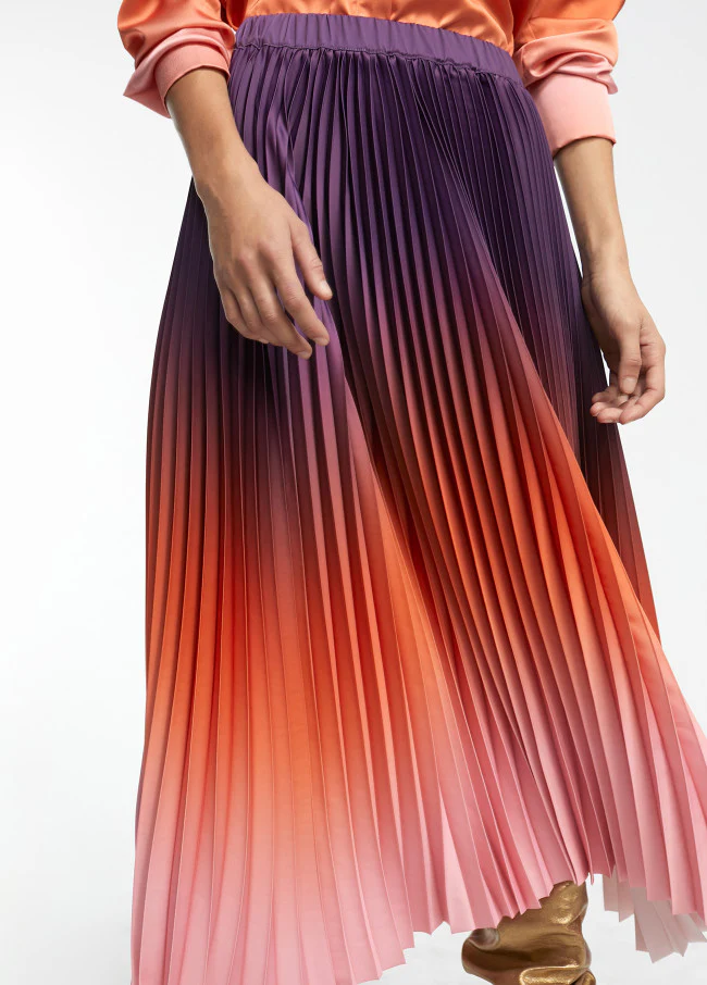 Falda Pleated Ombré - Image 6