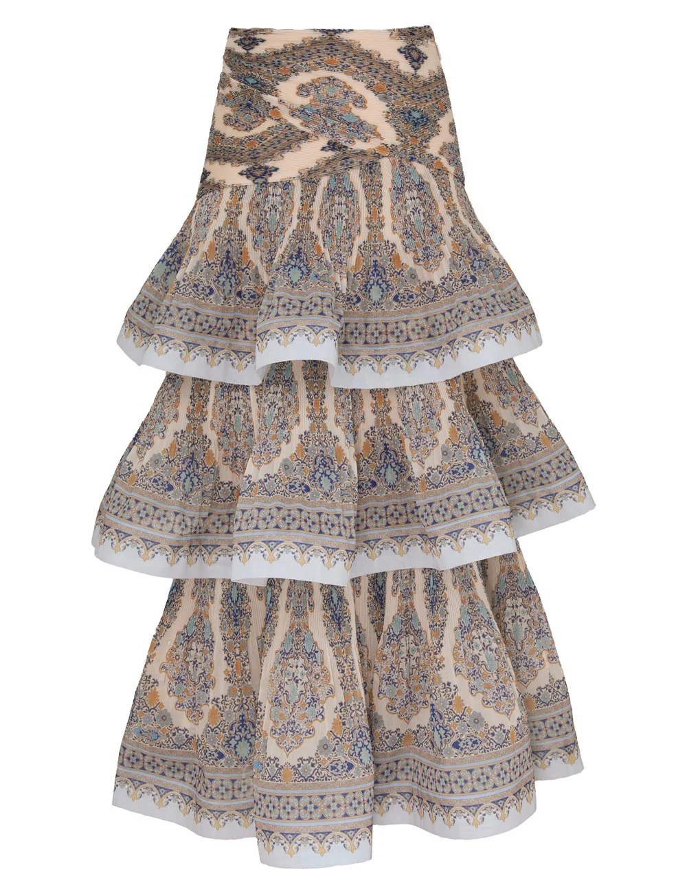 Midi Falda Tiered Pleated - Image 6