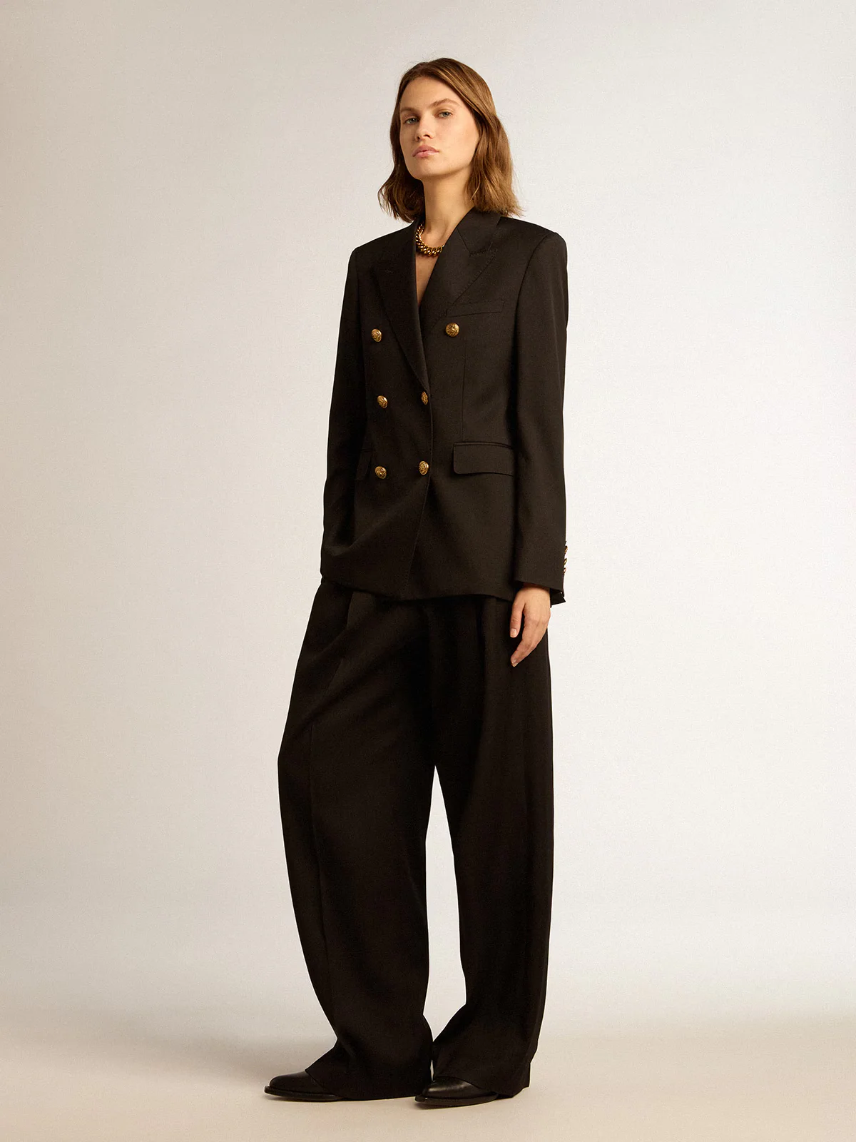 Blazer Golden Light Dry Wool Printed Message - Image 2