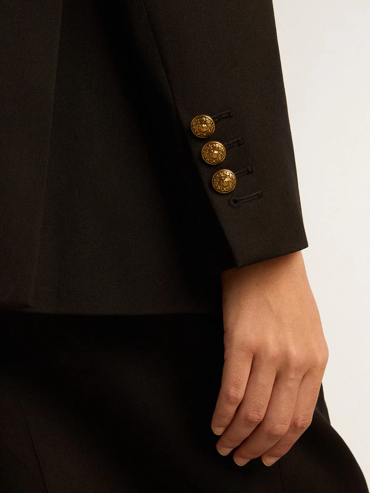 Blazer Golden Light Dry Wool Printed Message - Image 4