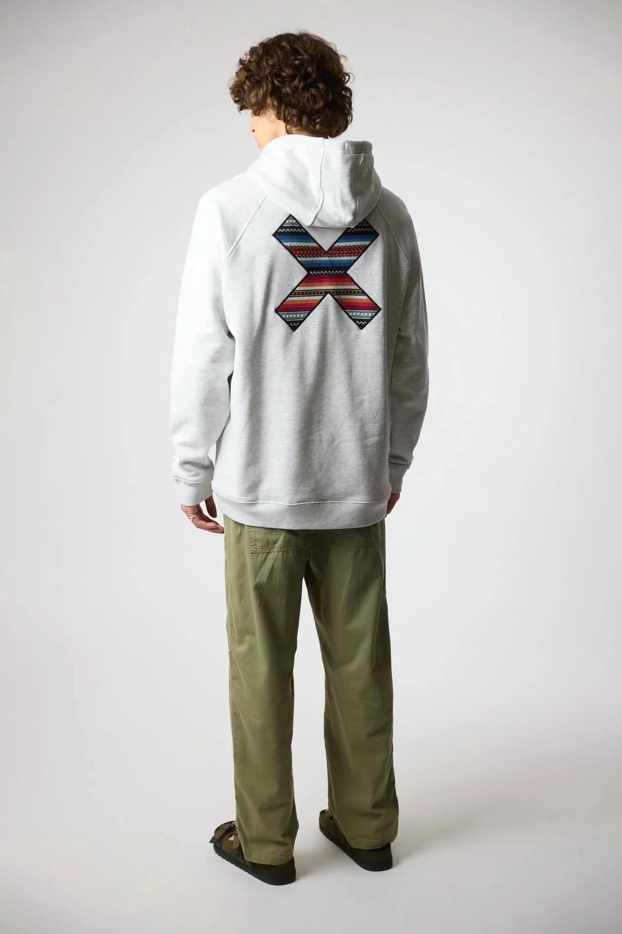 Hoodie Classic Light Grey Melange - Image 2