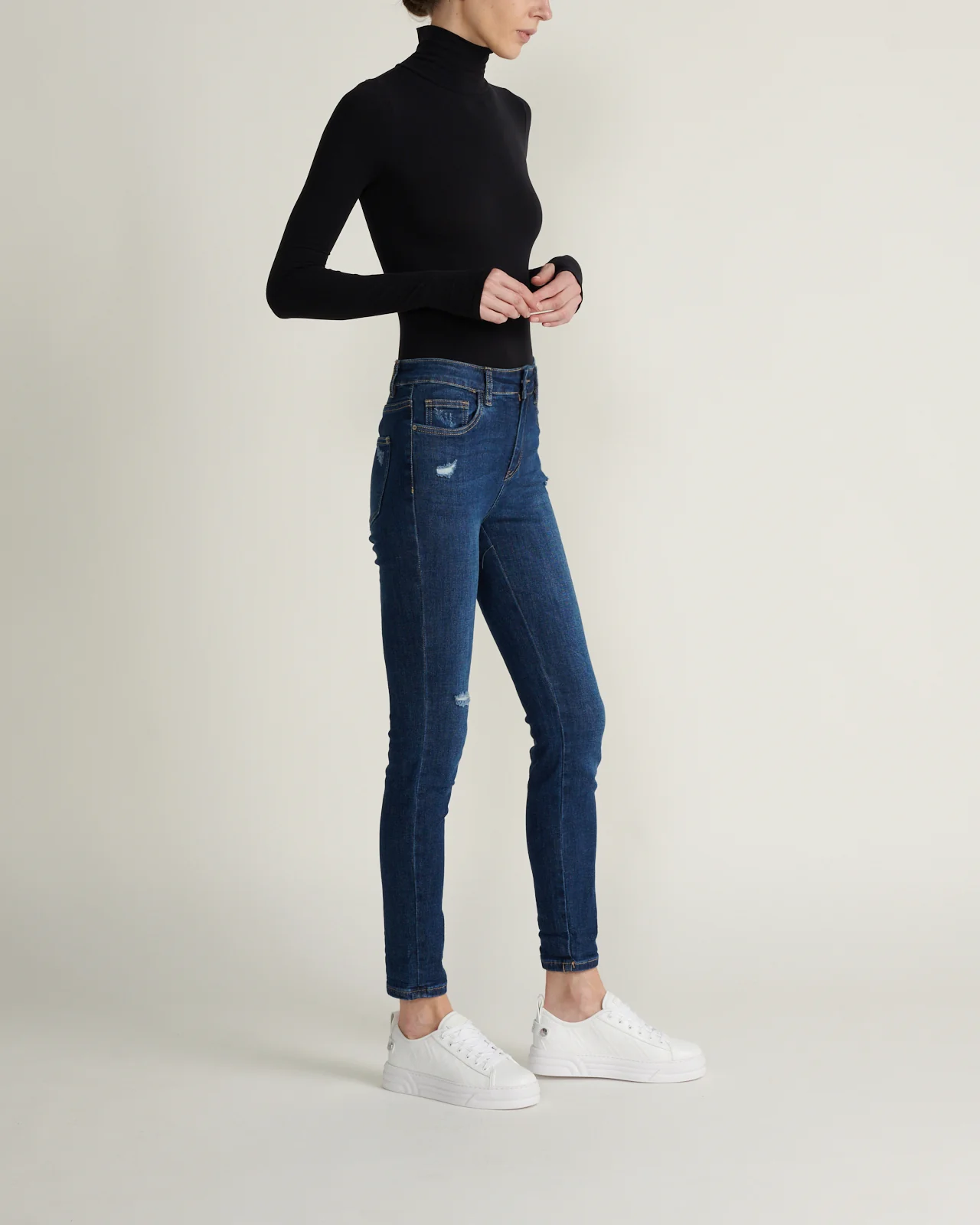 Jeans Azul Skinny Elásticos - Image 2