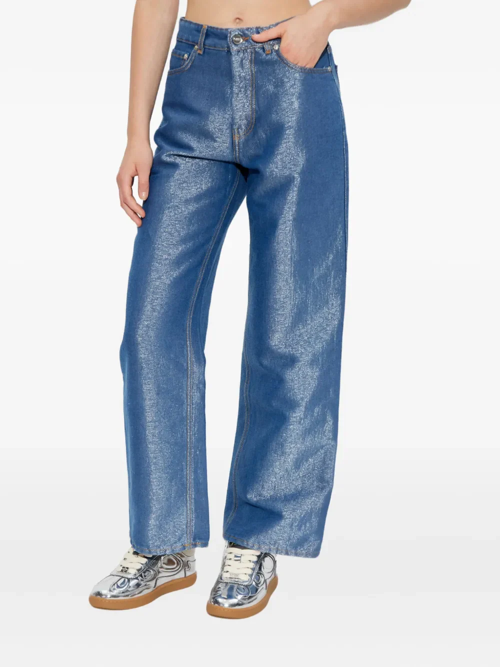 Jeans Denim Izey Shiny Weft - Image 2