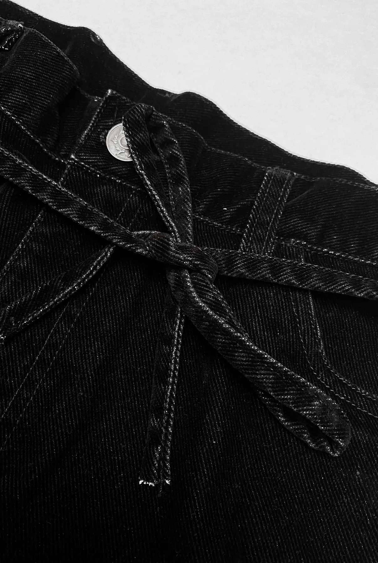 Jeans Denim Terciopelo Negro - Image 5