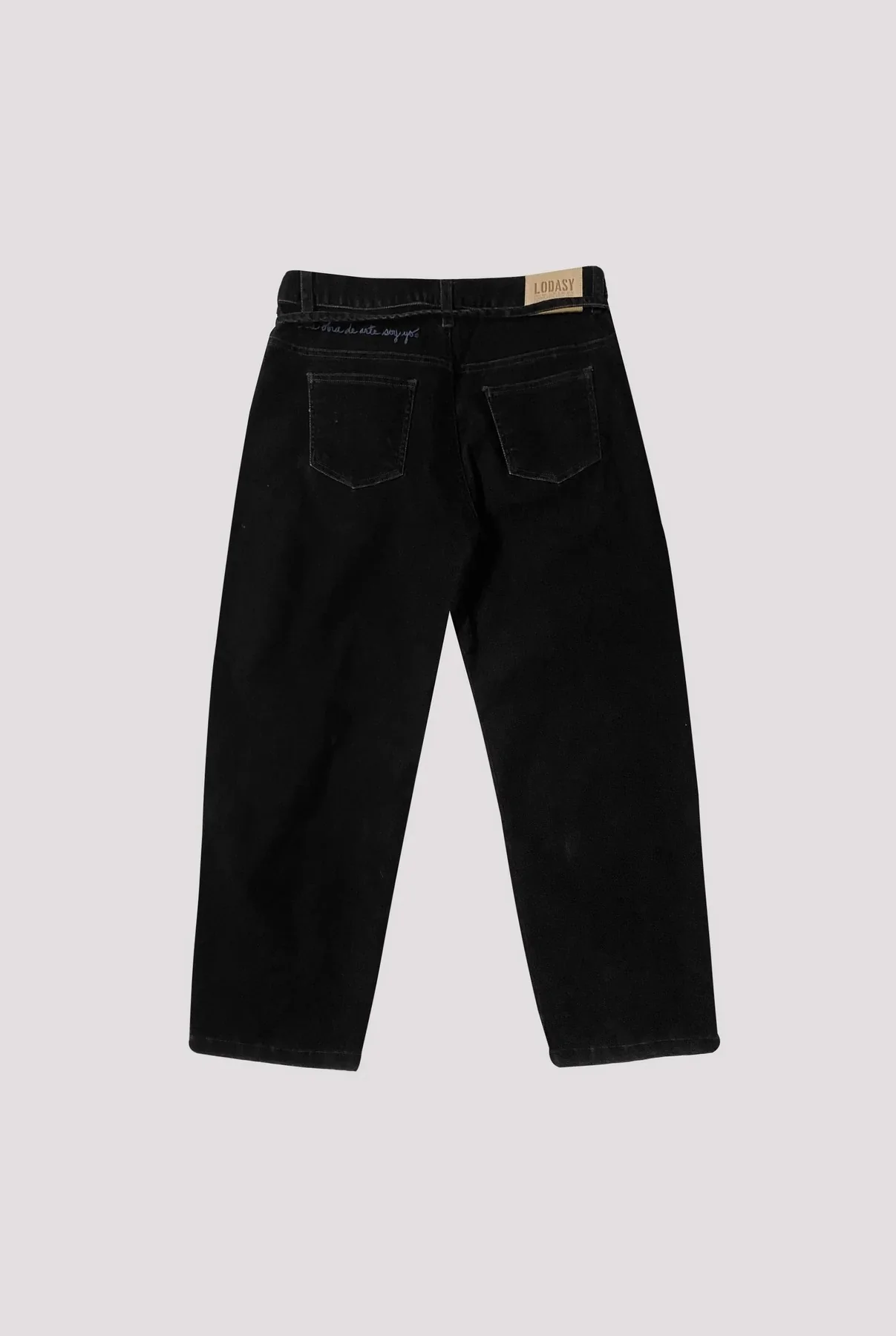 Jeans Denim Terciopelo Negro - Image 6