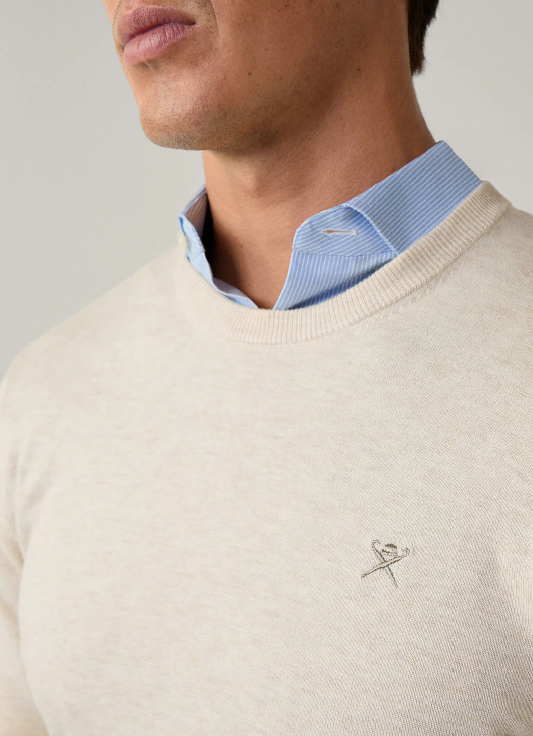 Sweater Cotton Silk Crew - Image 4