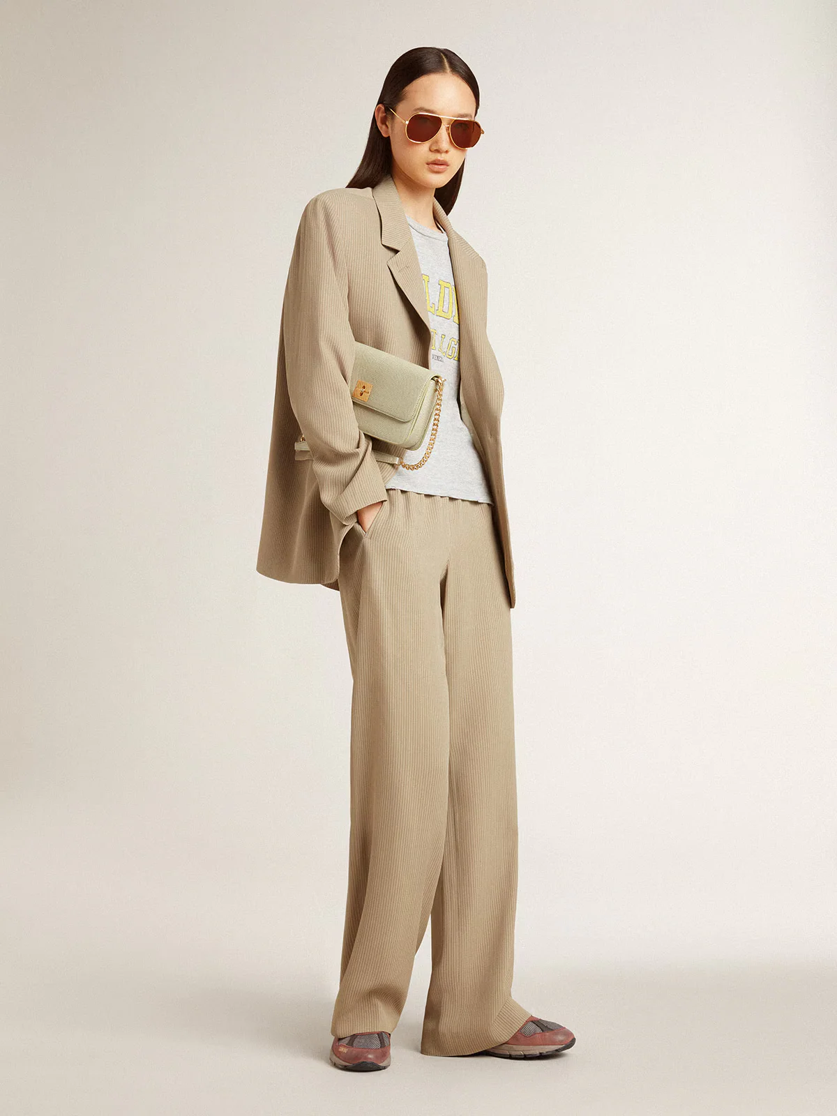 Pantalón  Journey W Brittany Blend Viscos Pinstripes Mujer - Image 5