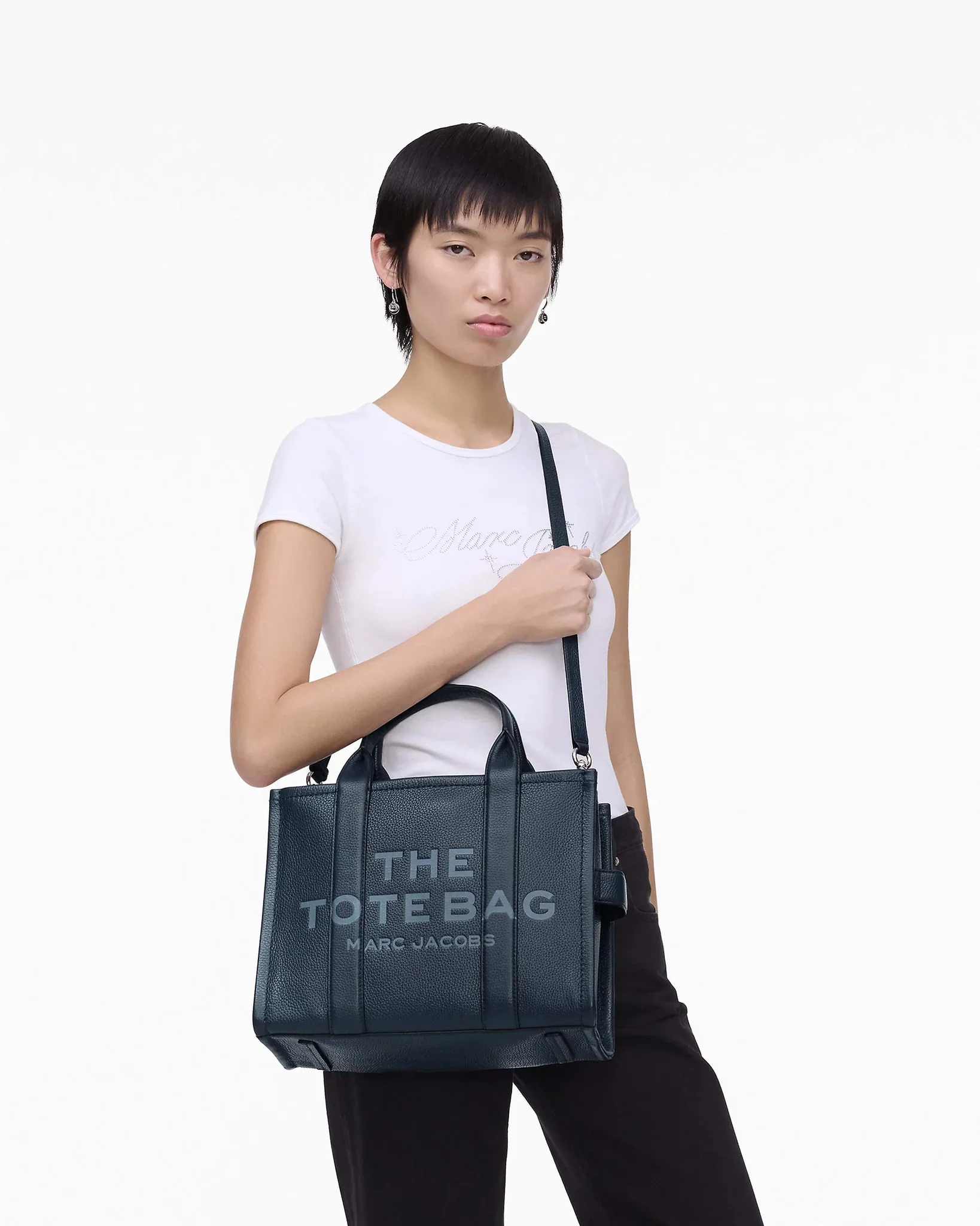 Leather Medium Tote Bag - Image 3