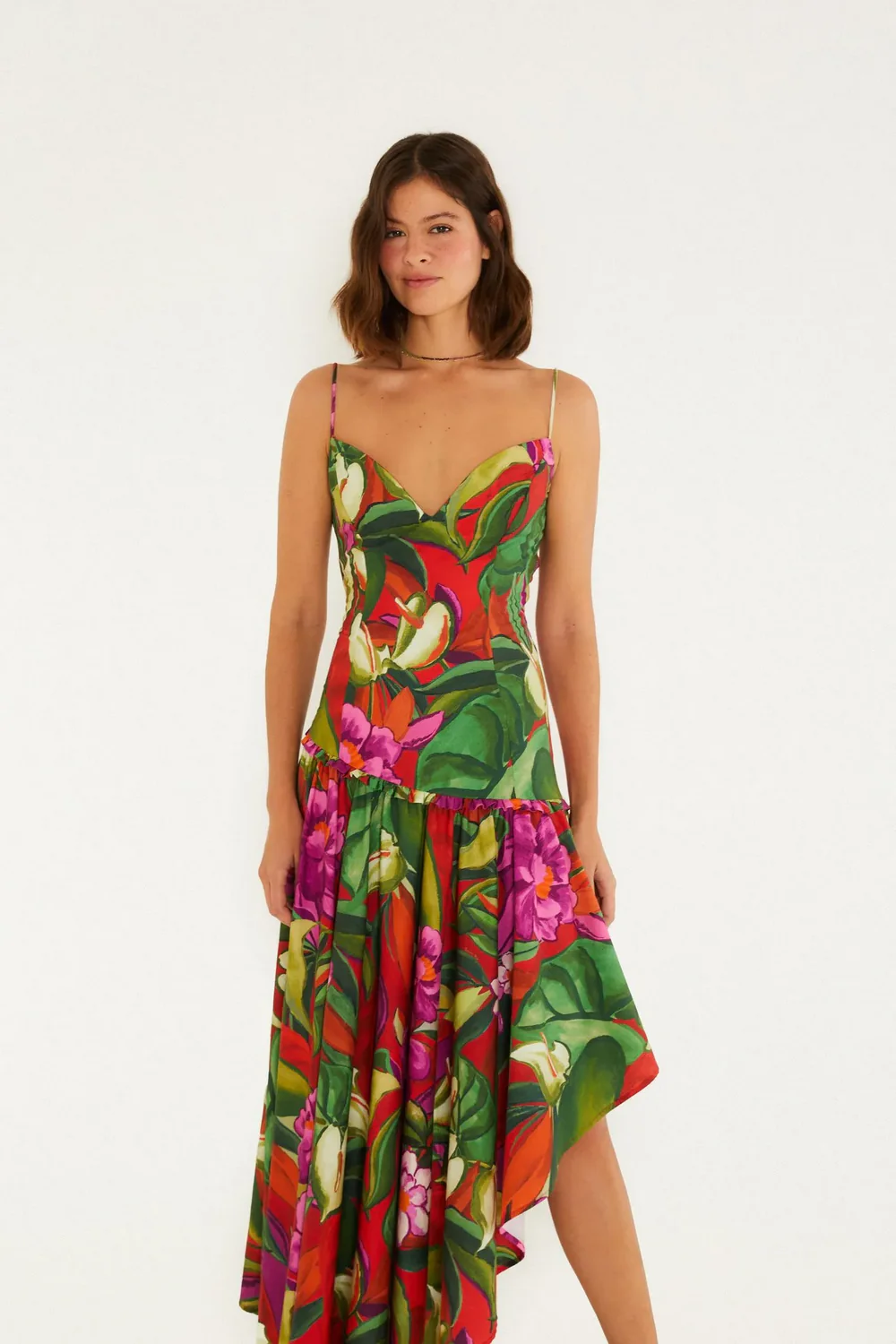 Maxi Vestido Assimetrico Folhagem - Image 2