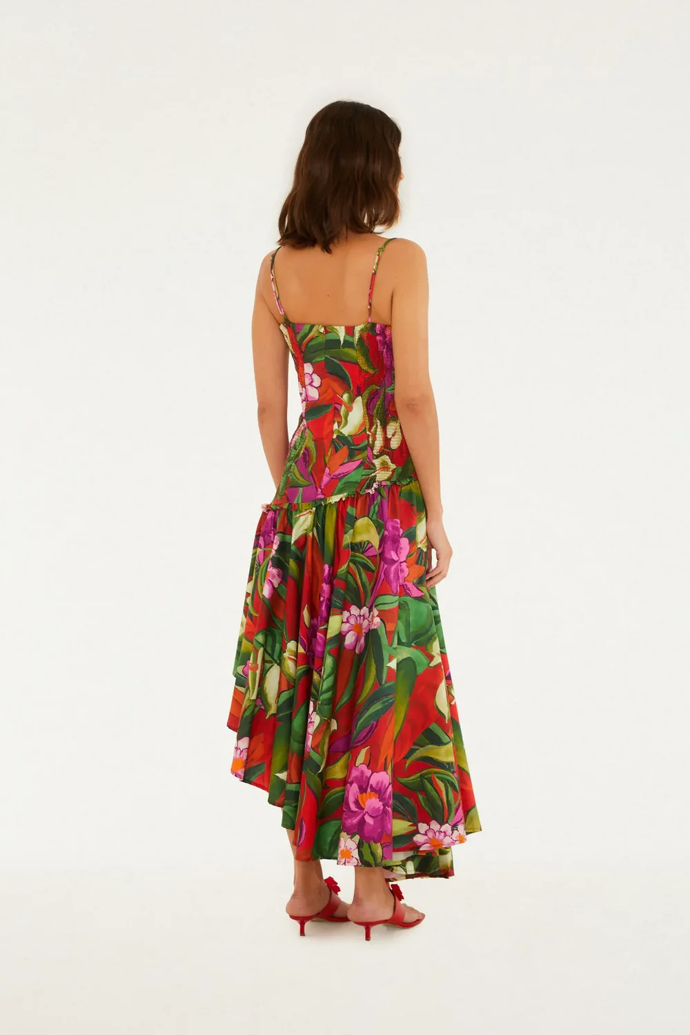 Maxi Vestido Assimetrico Folhagem - Image 3