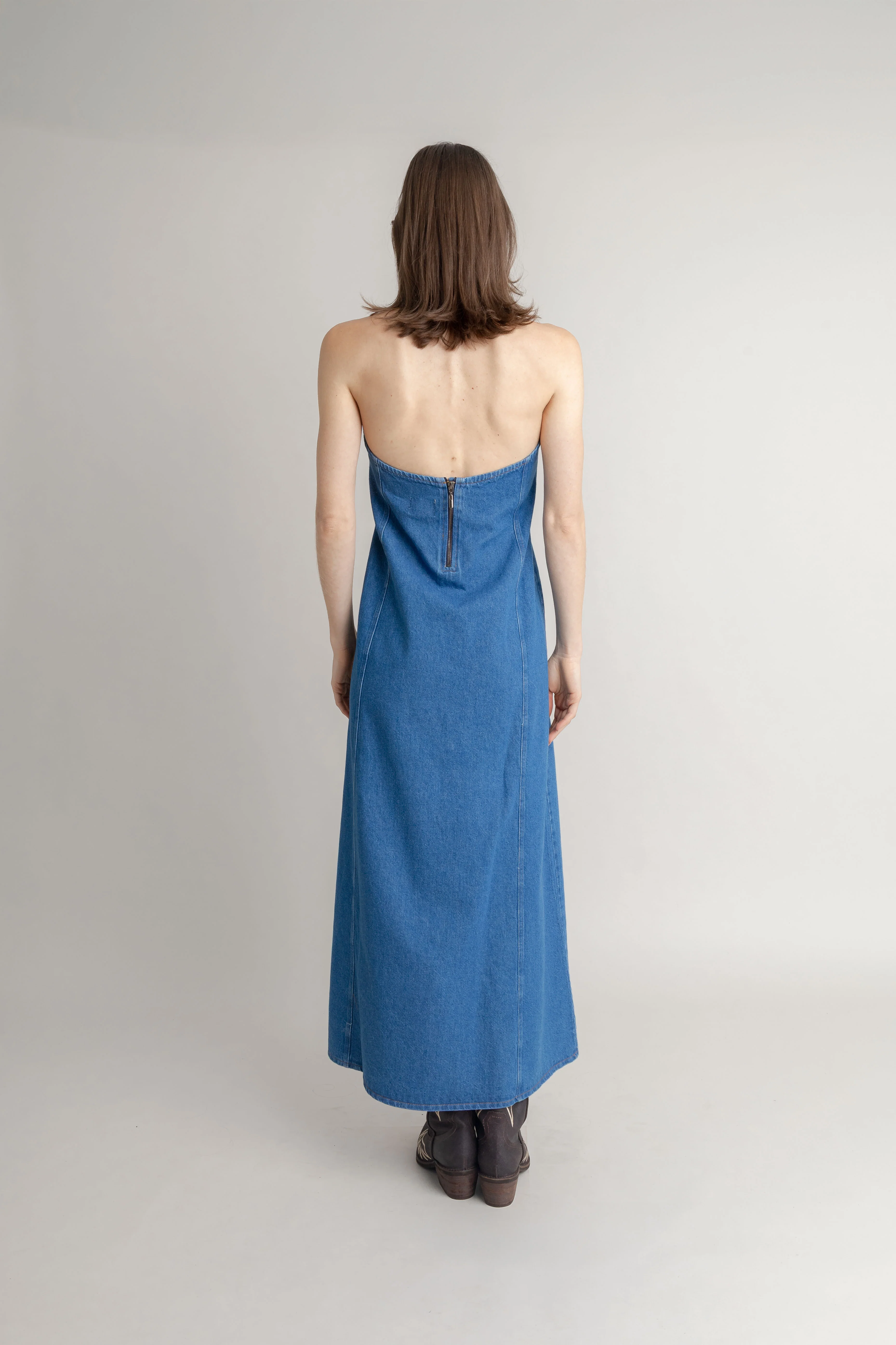 Maxi Vestido De Jean - Image 5