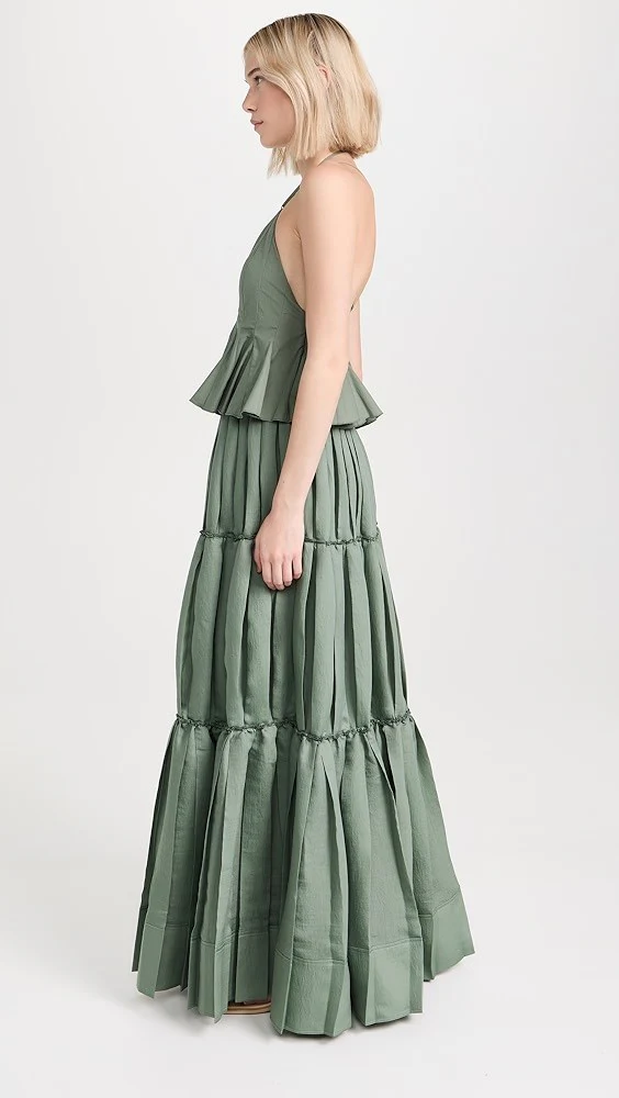 Maxi Vestido Delania Plisado - Image 3