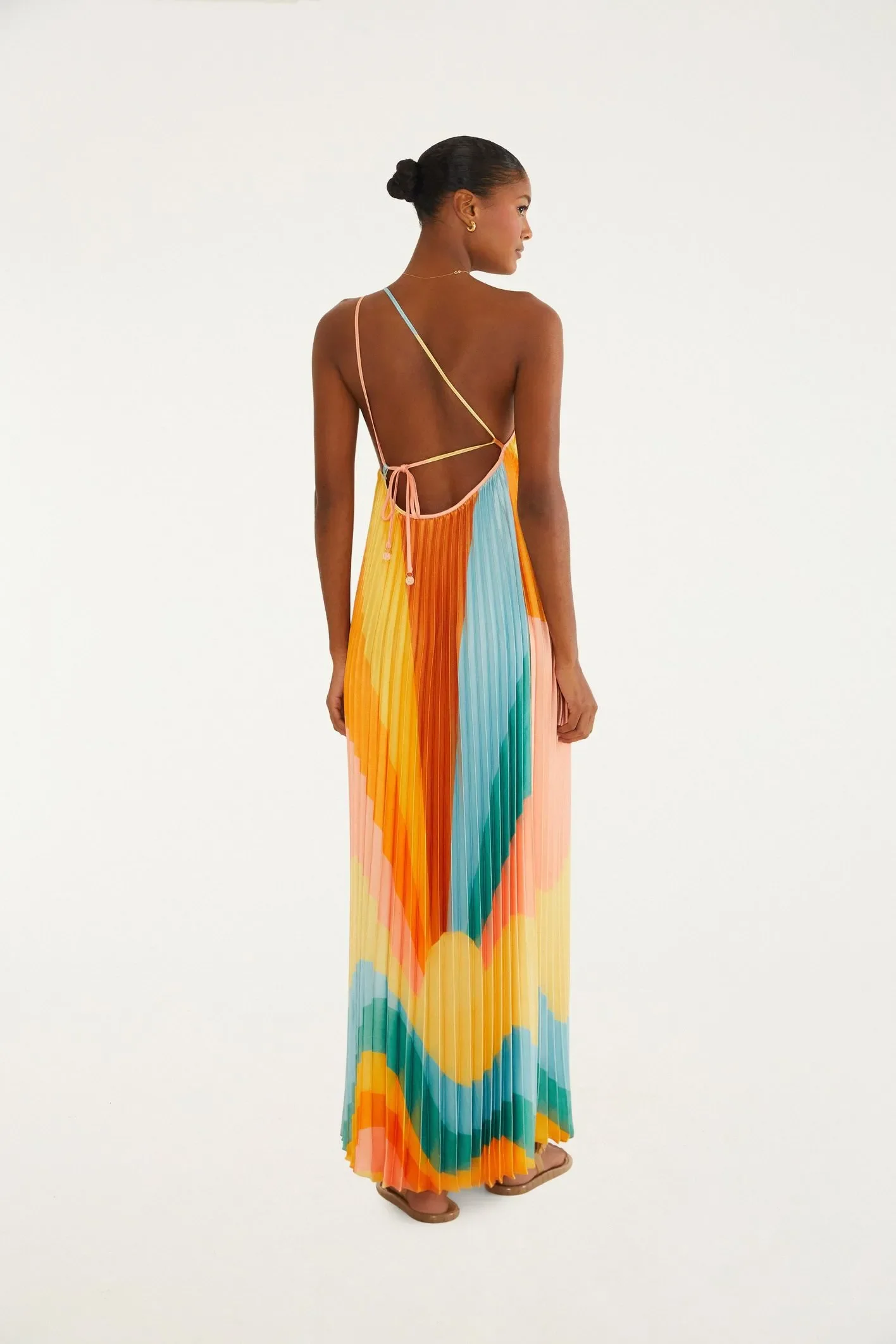 Maxi Vestido Plissado Paisagem Carioca - Image 7