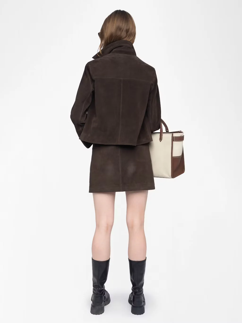 Mini Falda Jaime Heavy Suede - Image 2