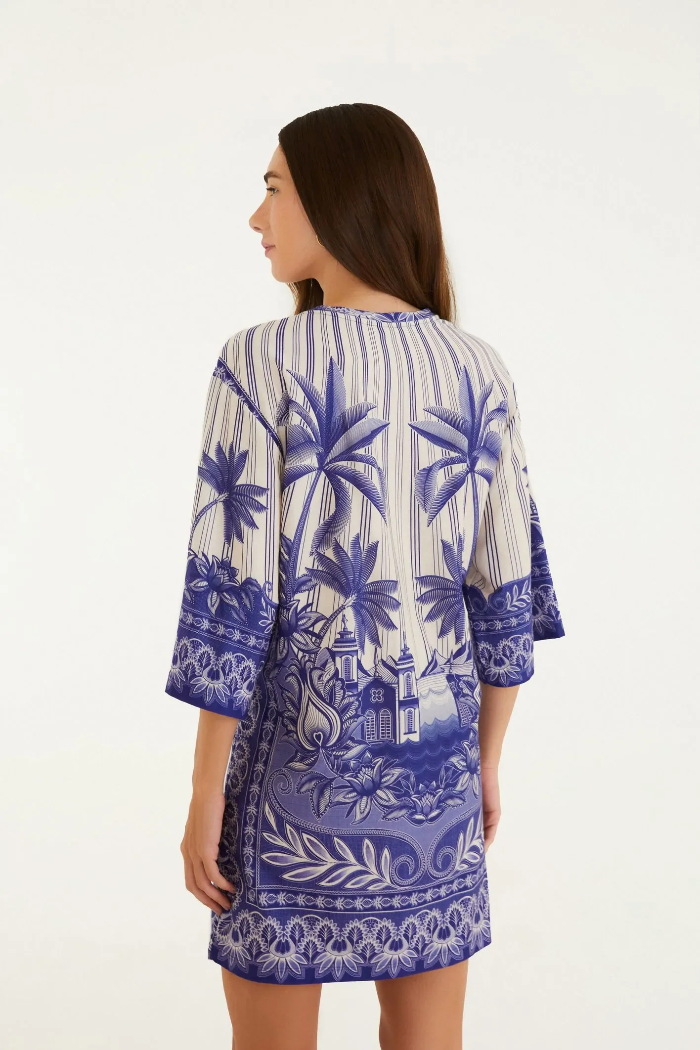 Mini Vestido Big Afeto Tropical - Image 2