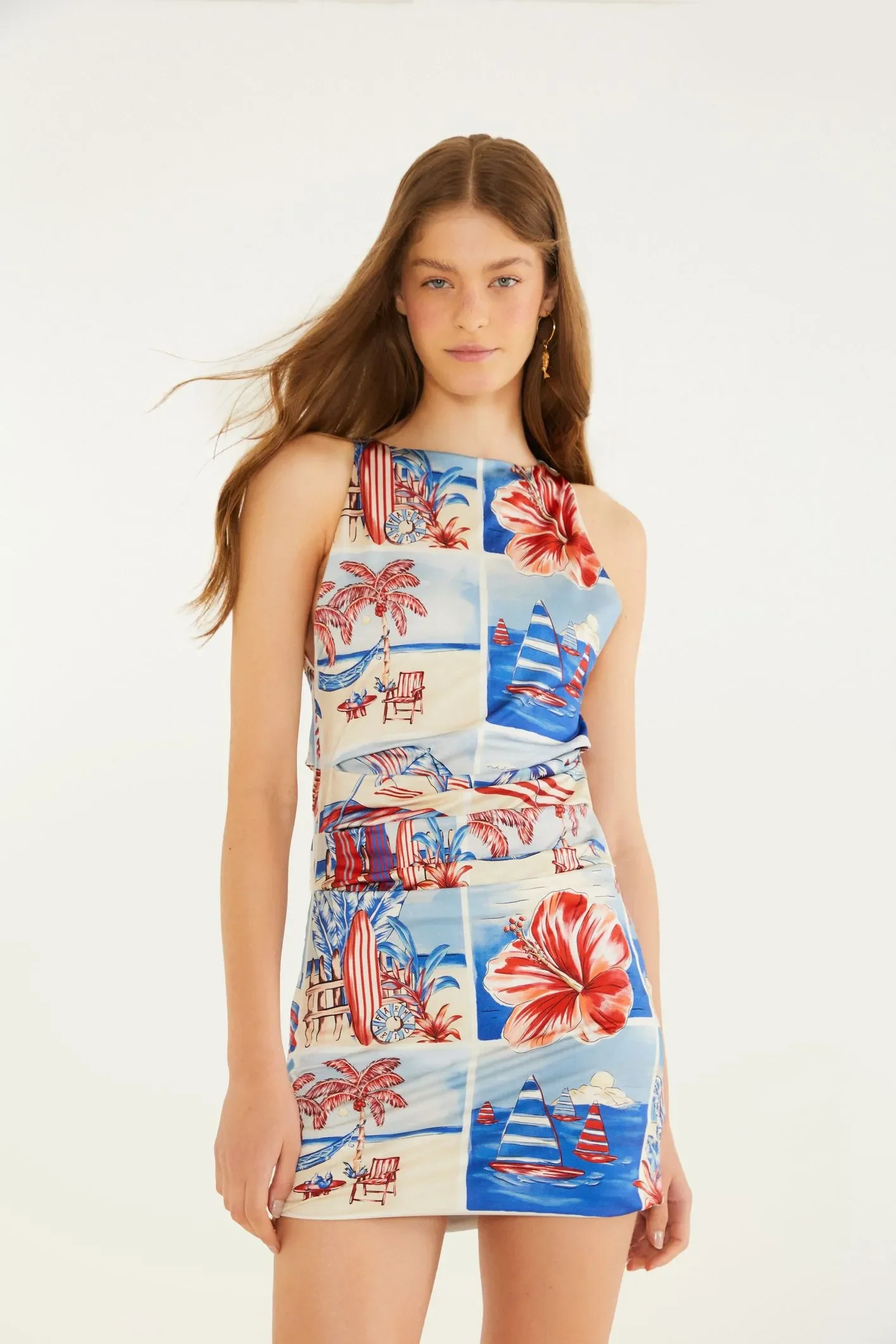 Mini Vestido Diario De Verao - Image 2