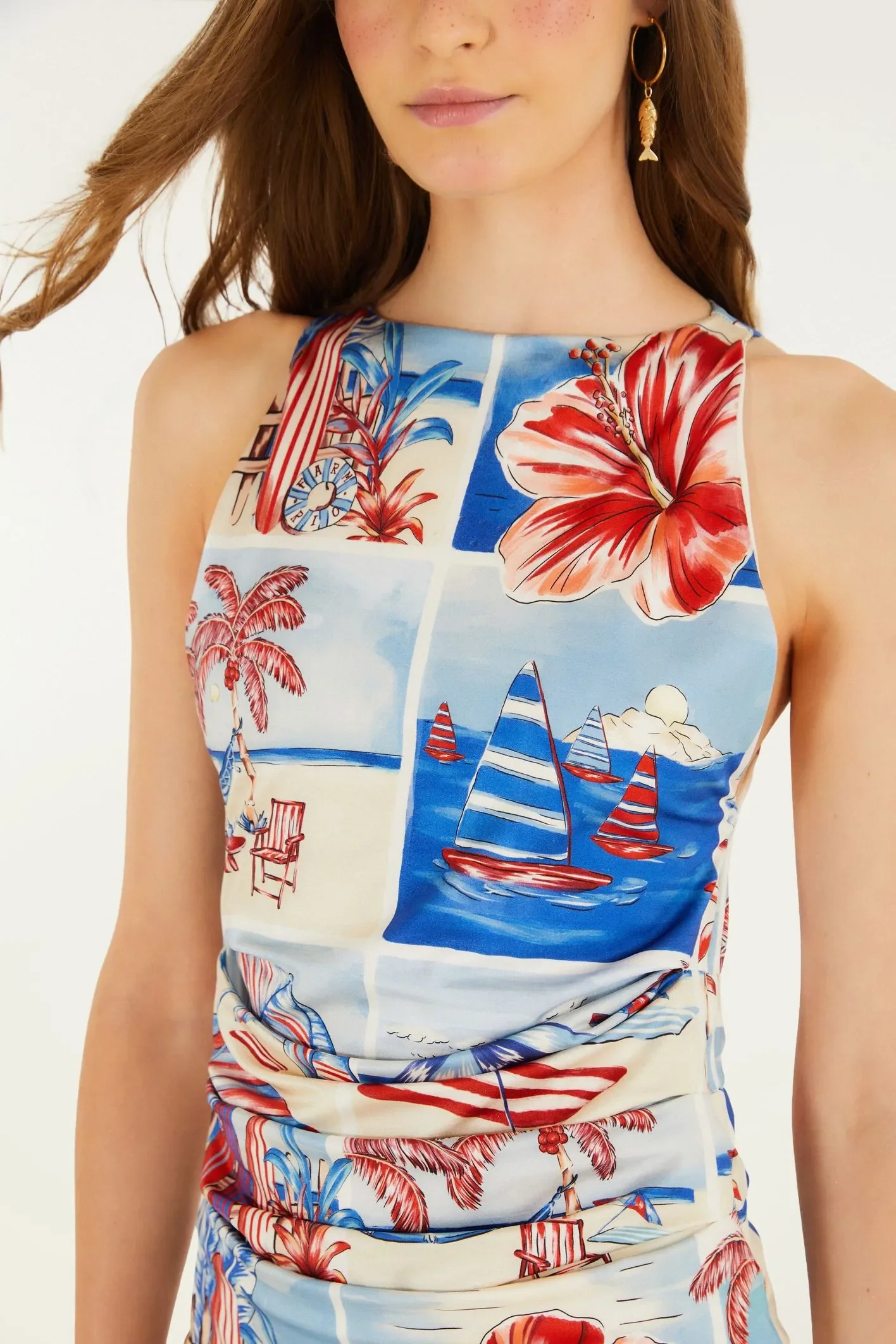 Mini Vestido Diario De Verao - Image 3