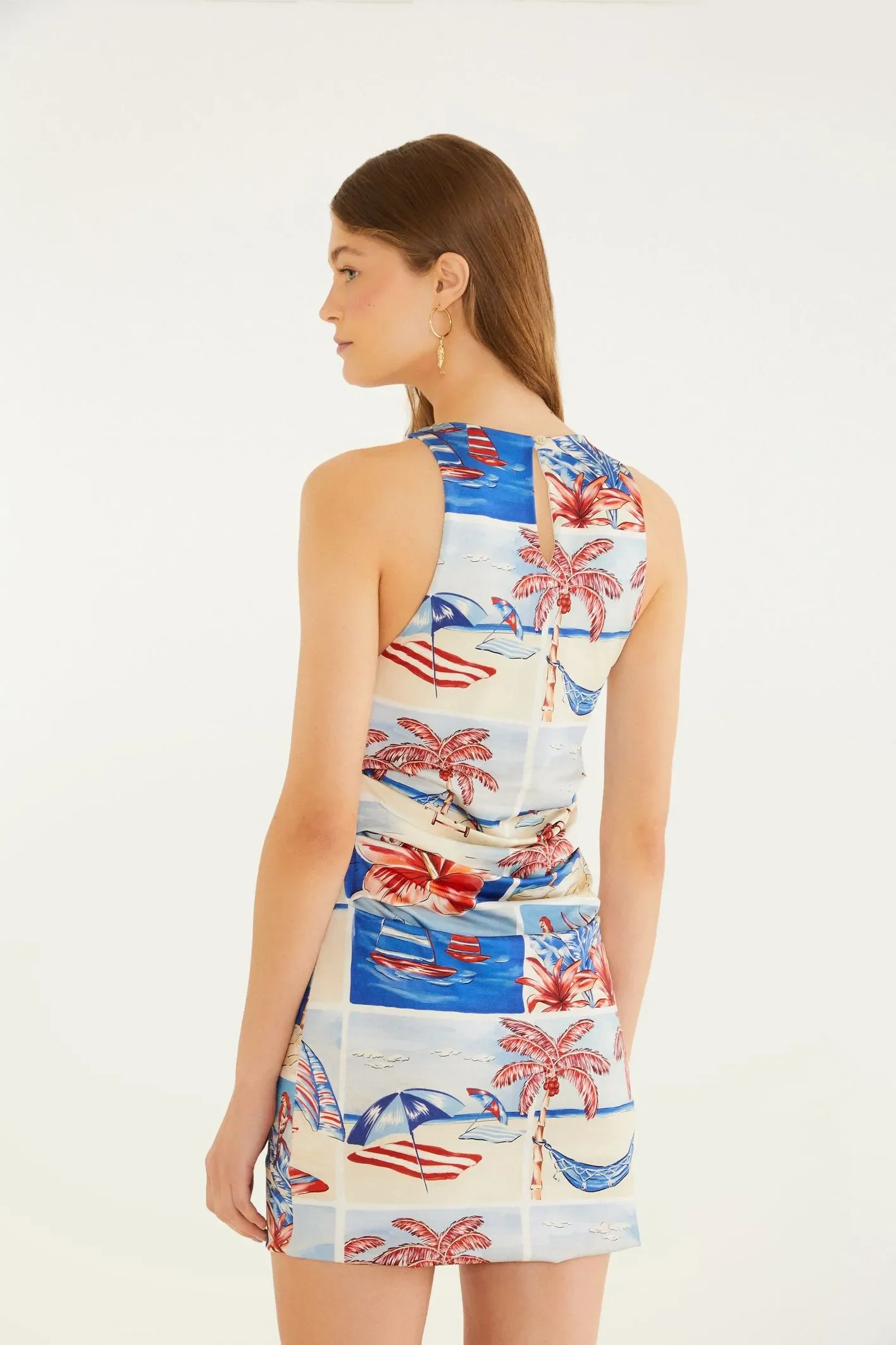 Mini Vestido Diario De Verao - Image 4