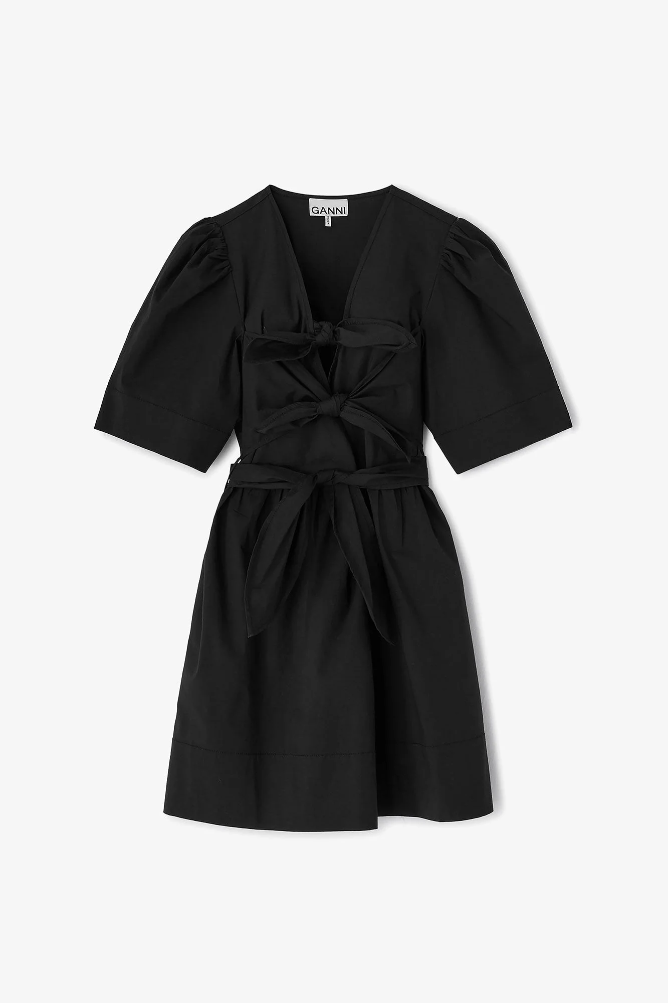 Mini Vestido Tie Strap Stretch Cotton - Image 4