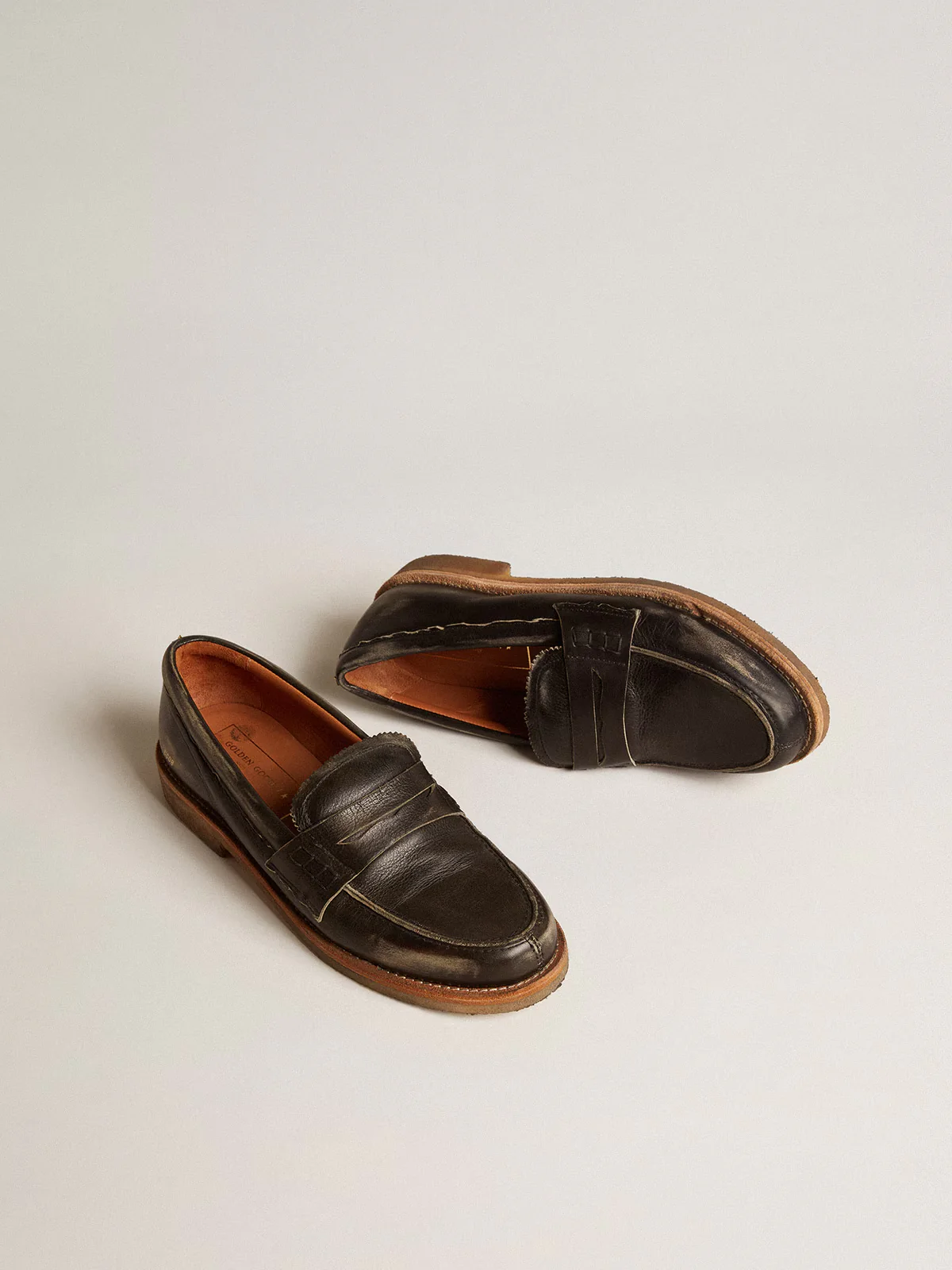 Mocasin Golden Goose Jerry Leather Upper Mujer - Image 2