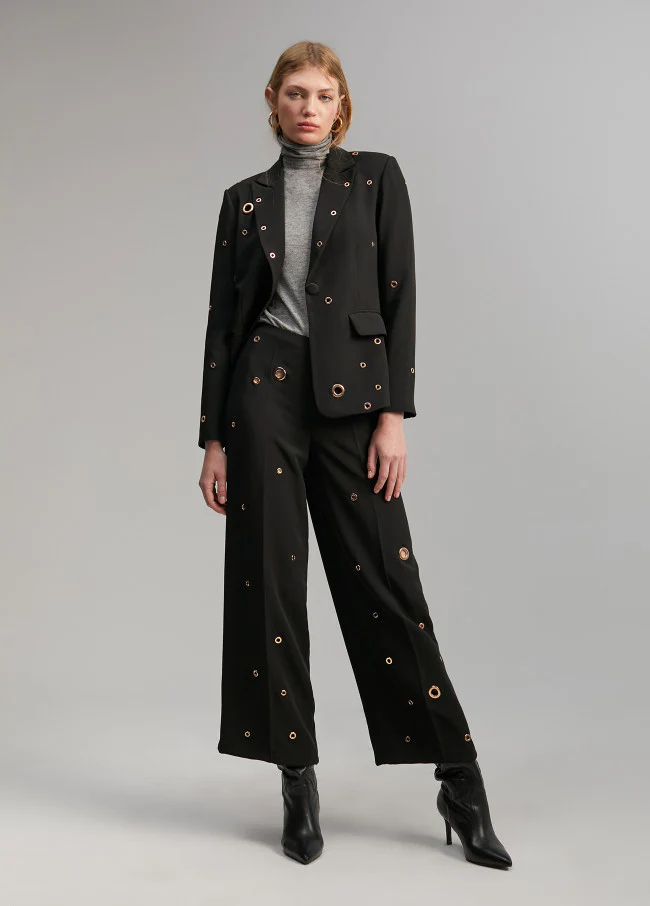 Pantalón Con Eyelets Detail - Image 3