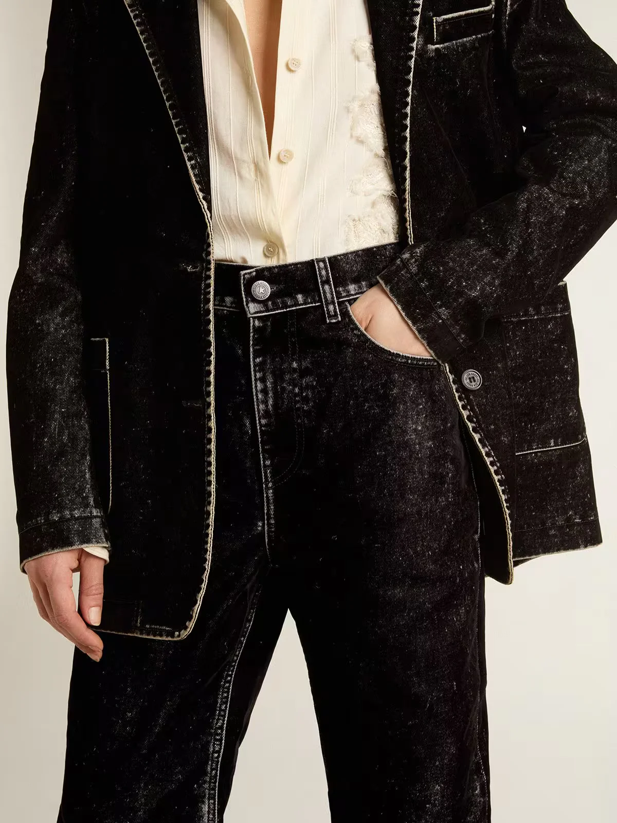 Pantalon Denim Journey Straight Velvet Washed - Image 3