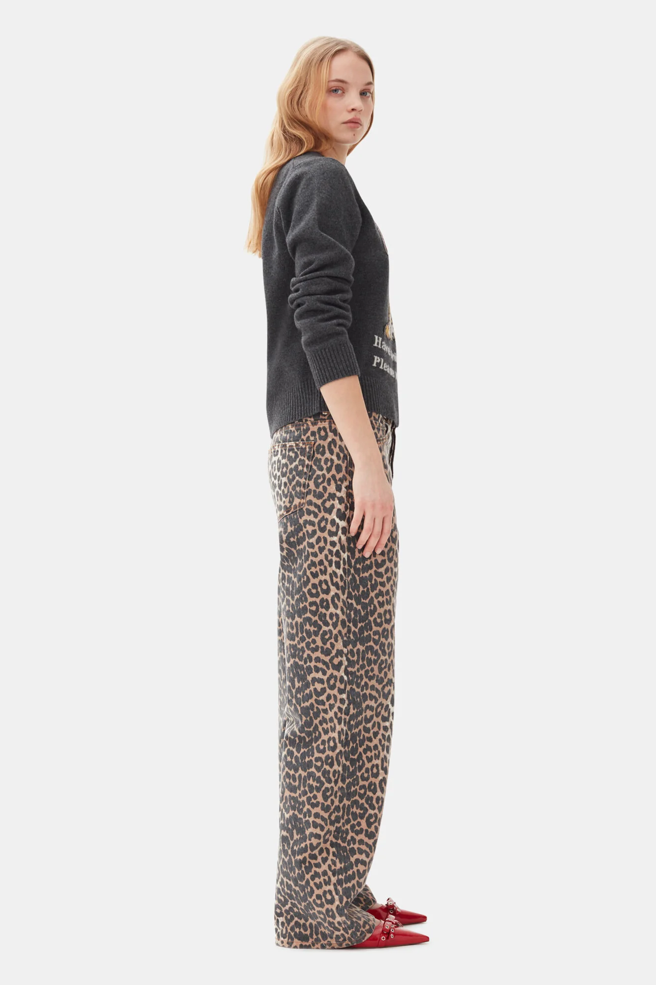 Pantalón En Denim Print Izey - Image 2