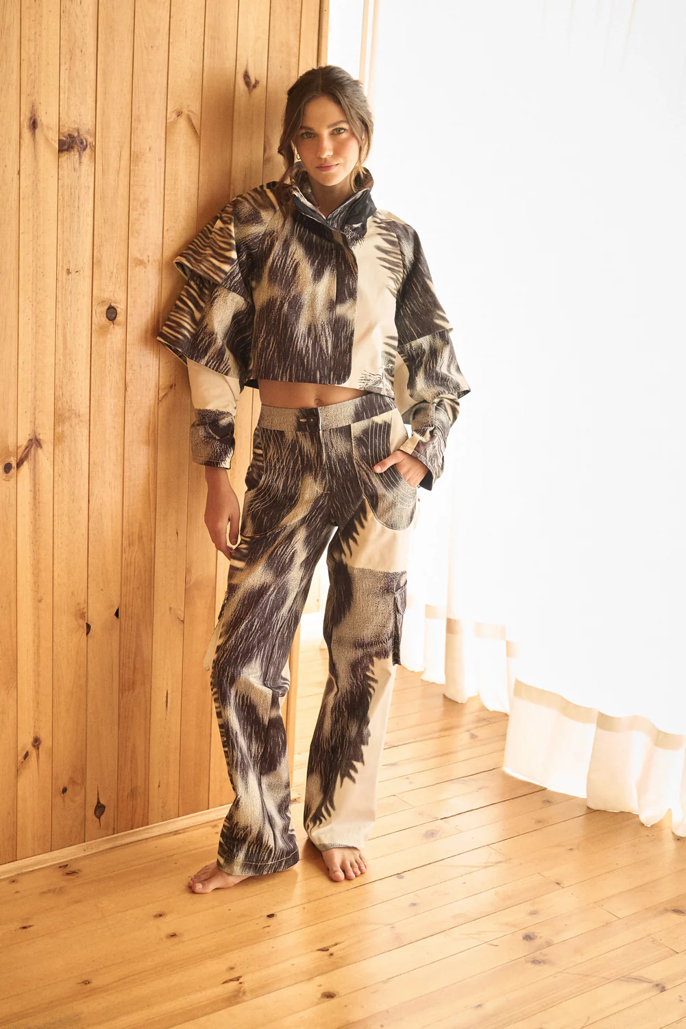 Pantalon Fur Brownish - Image 2