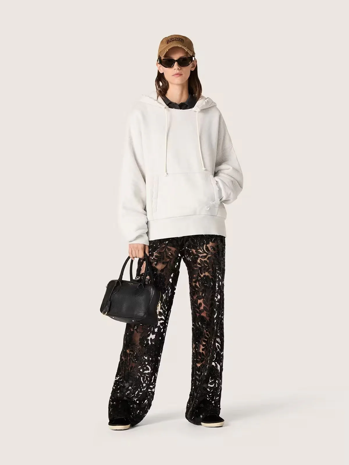Pantalón Journey Lace Paillettes Golden Goose Mujer - Image 5