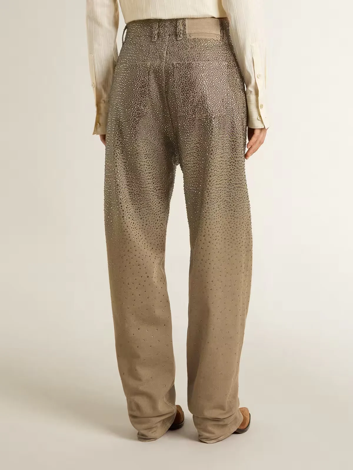 Pantalon Denim Kim Sky Wash With Crystal - Image 2