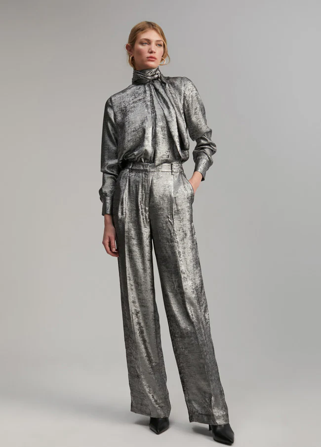 Pantalón Laminated Straight-Leg - Image 2