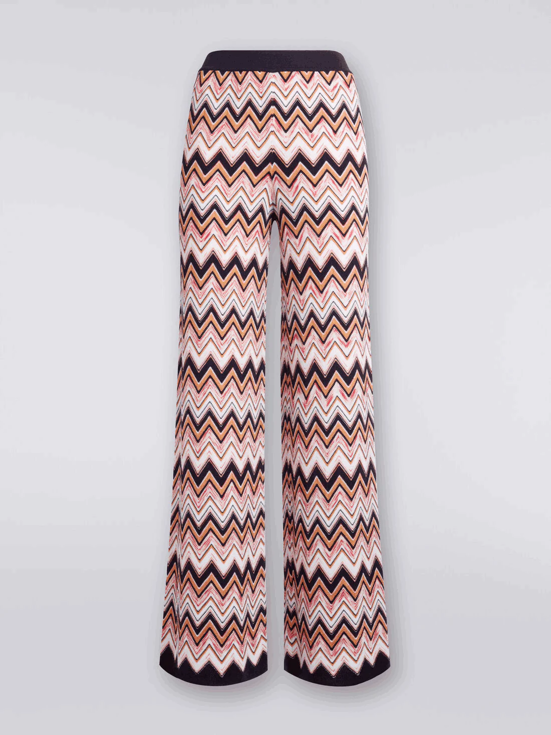 Pantalón Palazzo De Lana Y Viscosa Zigzag - Image 5