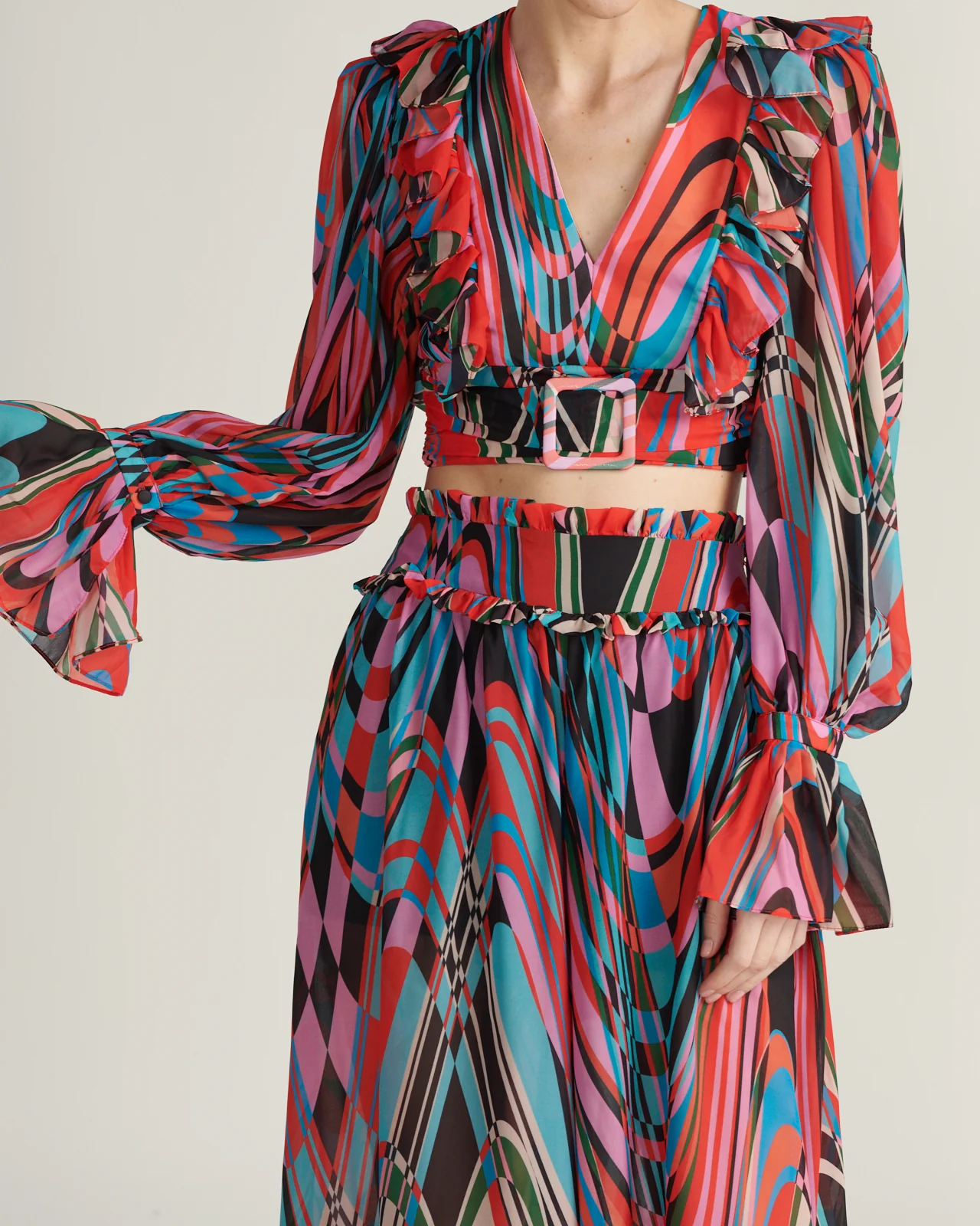 Pantalon Print Verde - Image 4