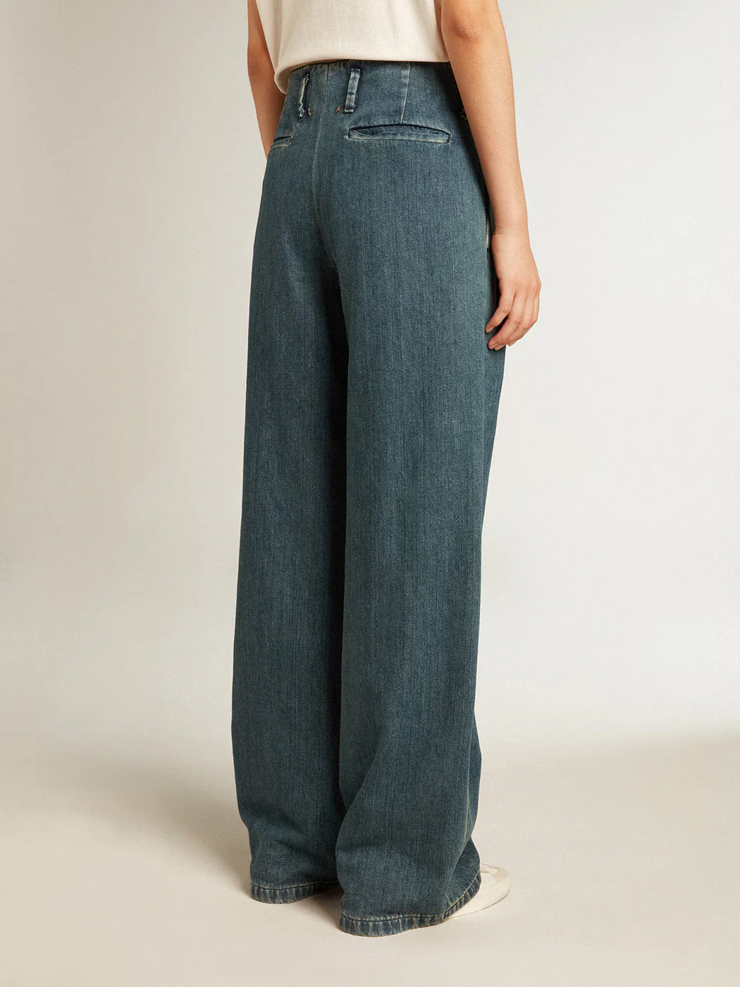 Pantalón Golden Goose Journey Wide Leg Classic Mujer - Image 4