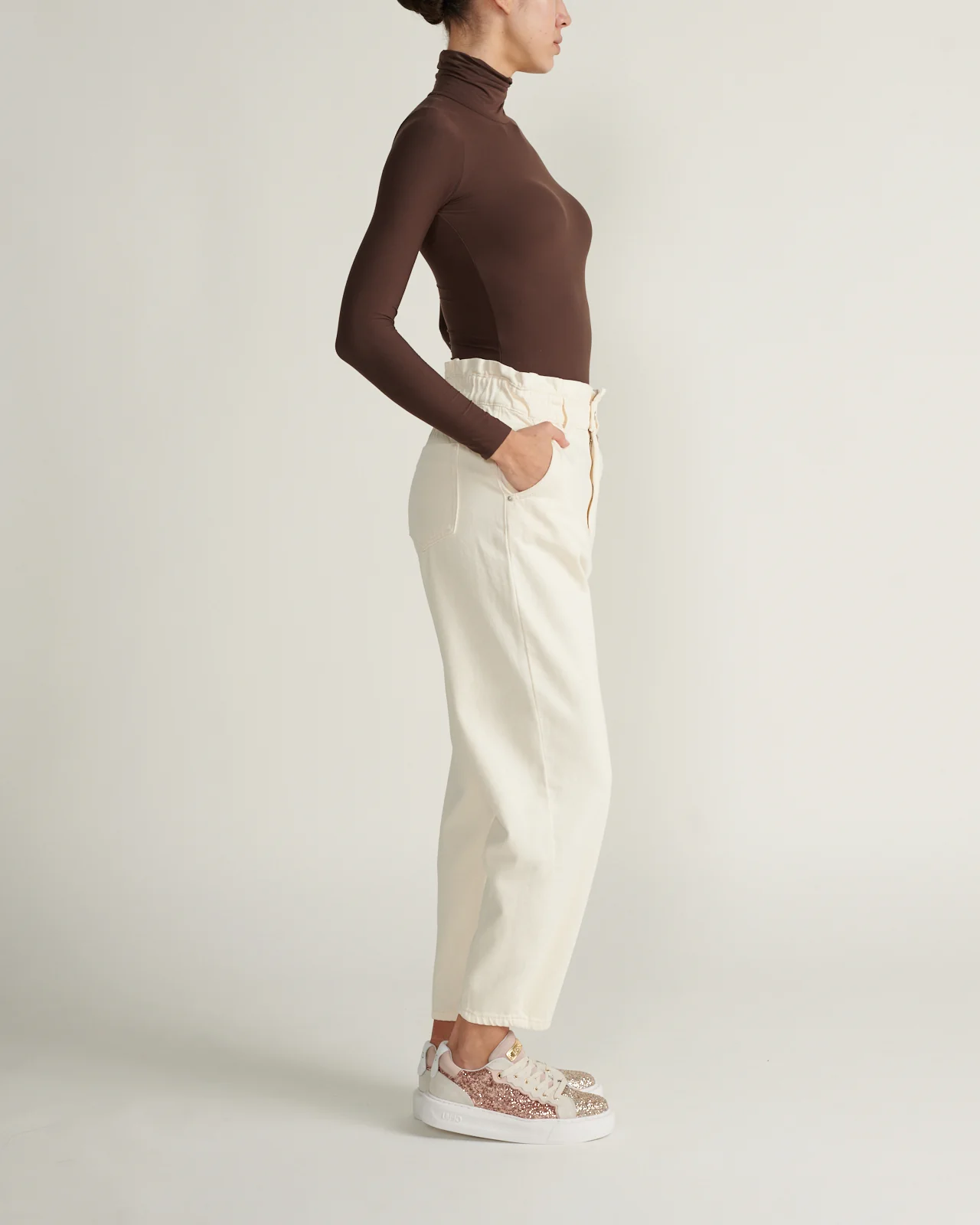 Pantalones Rectos Paperbag - Image 2