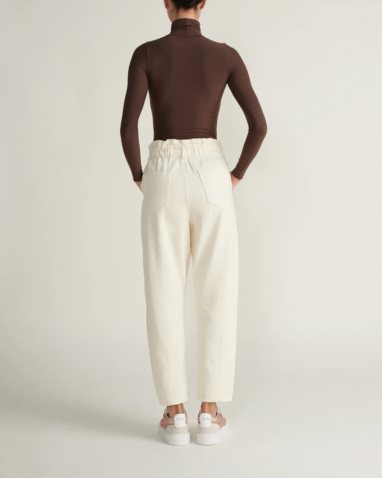 Pantalones Rectos Paperbag - Image 3